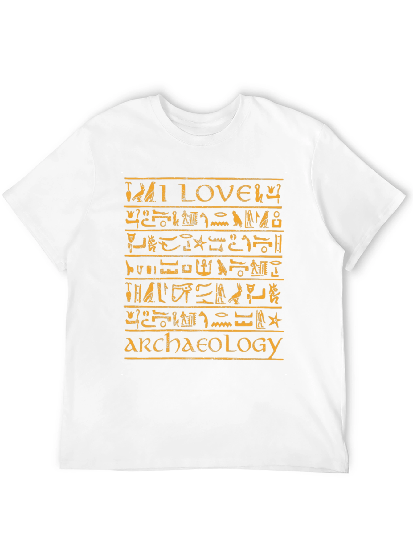 I LOVE Archaeology Hieroglyphic T-Shirt
