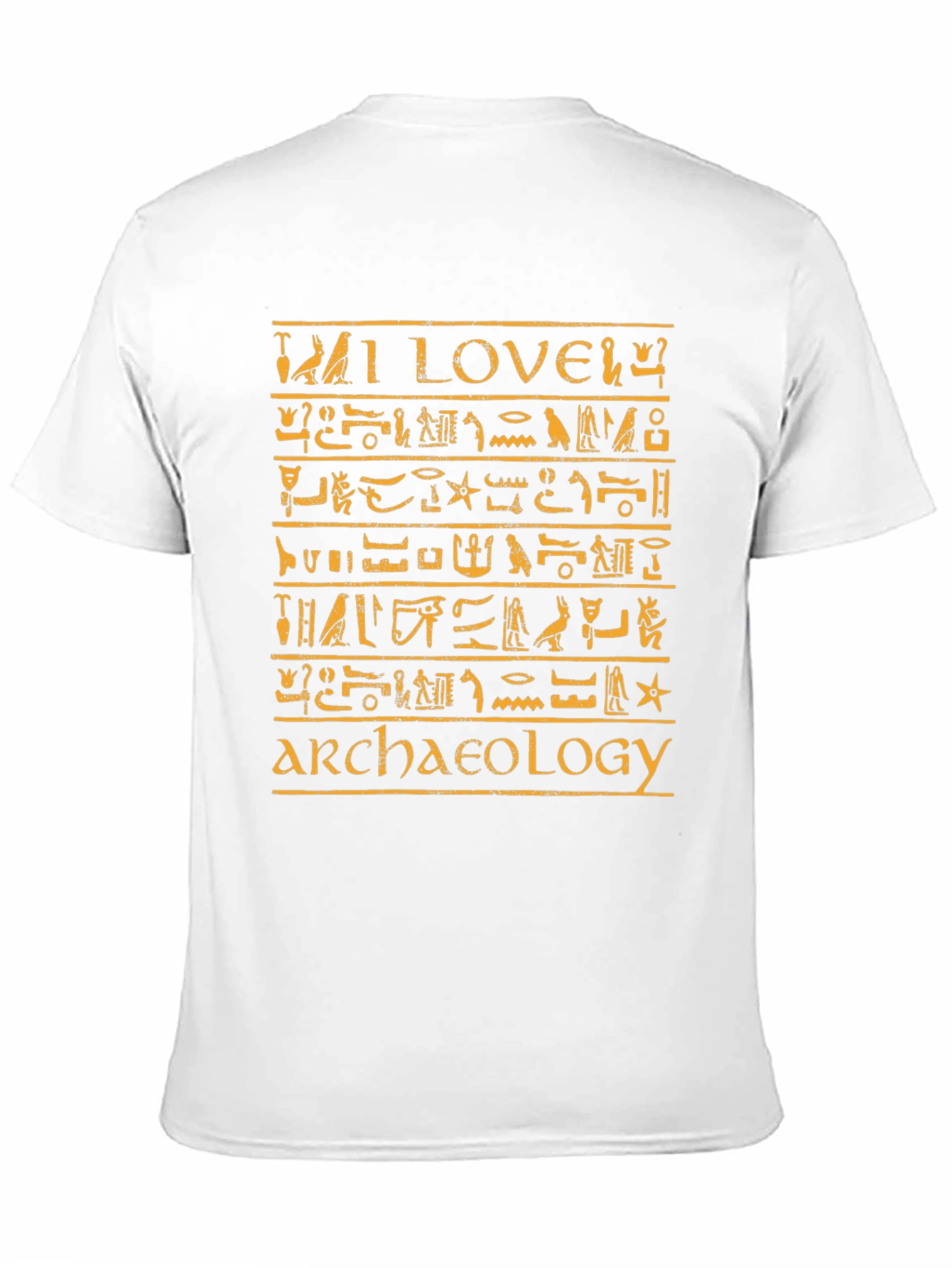 I LOVE Archaeology Hieroglyphic T-Shirt