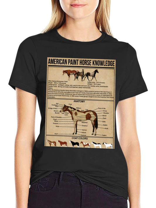 American Paint Horse Knowledge T-Shirt