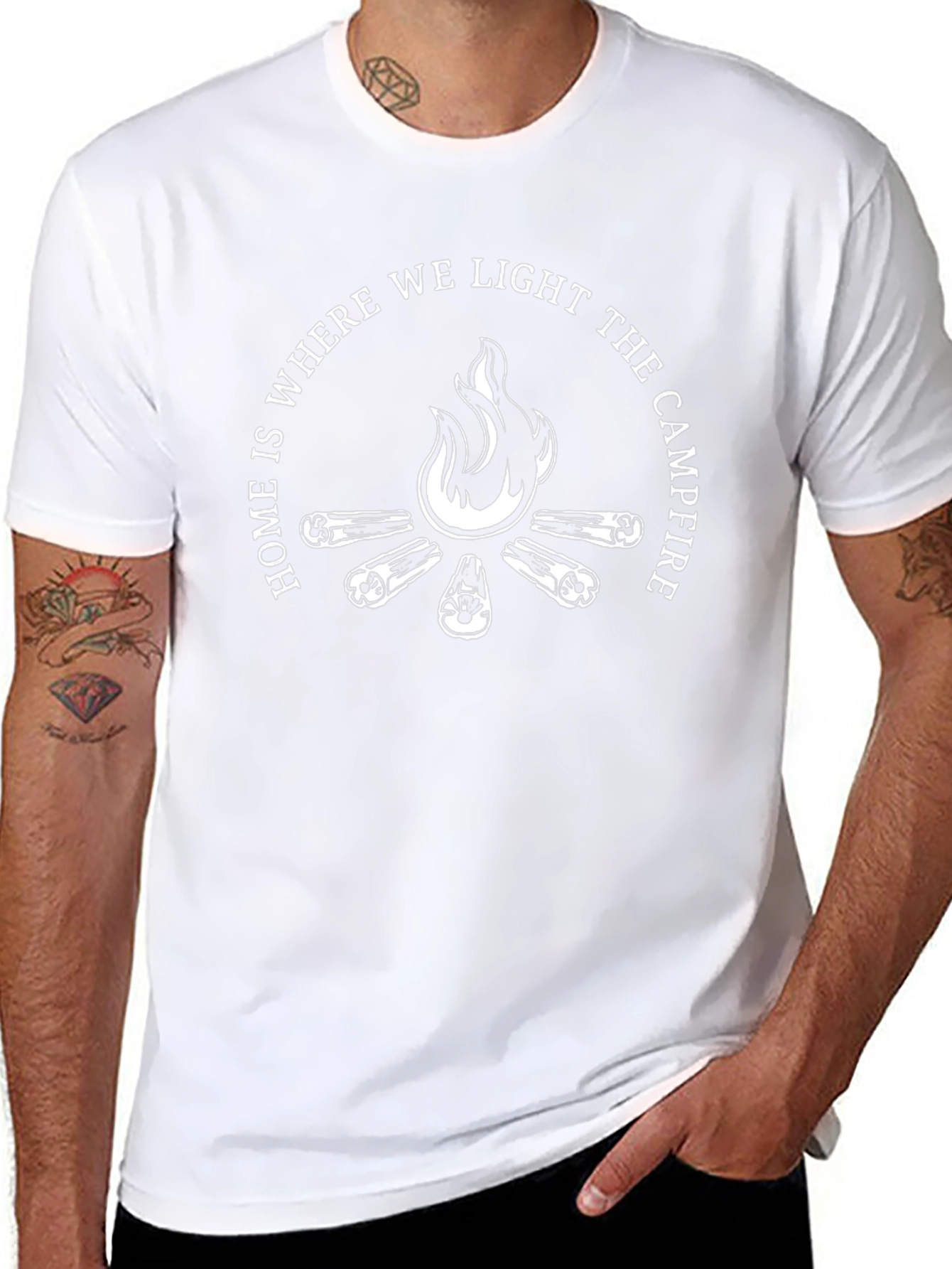Campfire T-Shirt - Home is Where We Light
