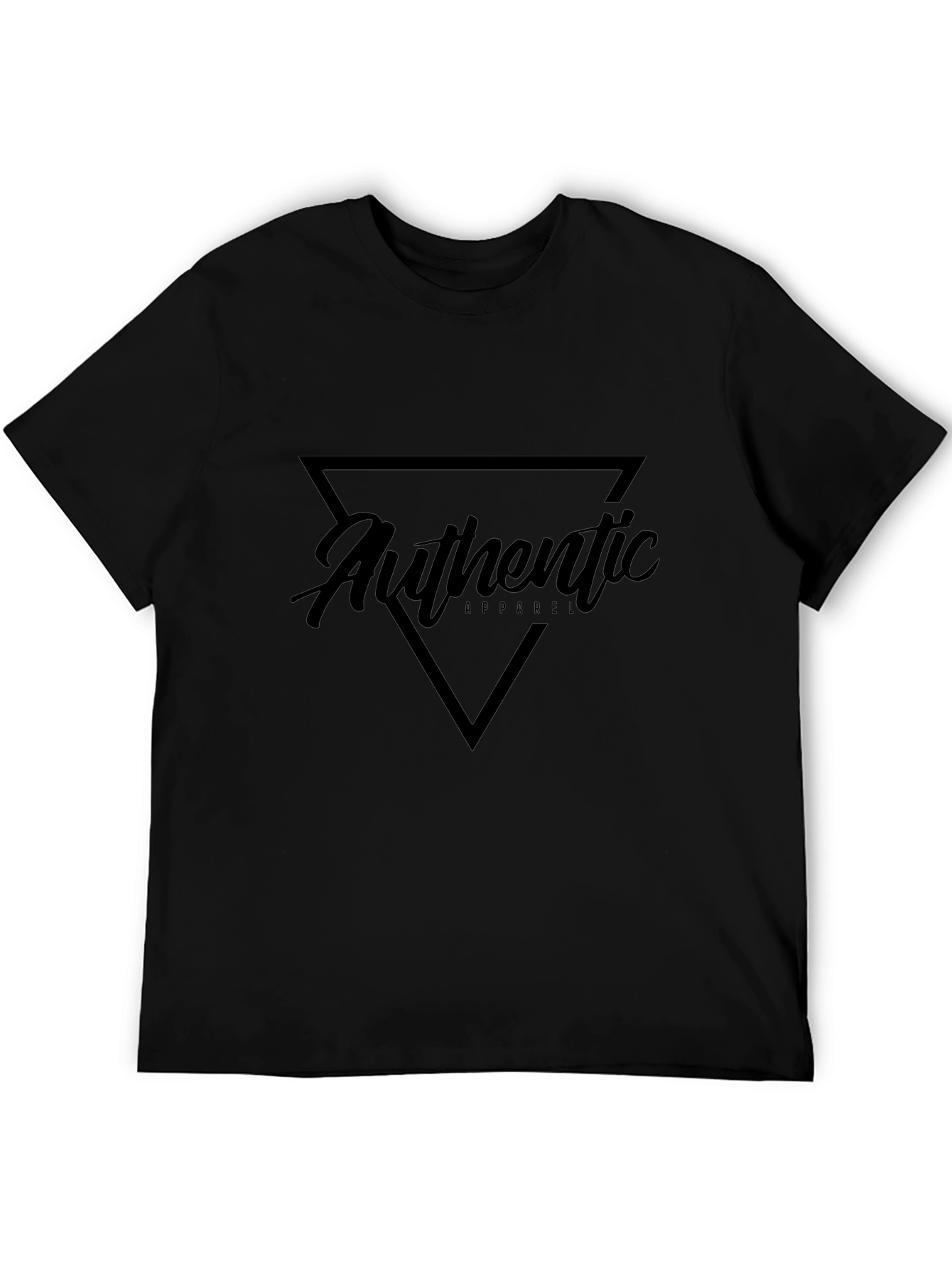 Black Authentic Apparel Graphic T-Shirt