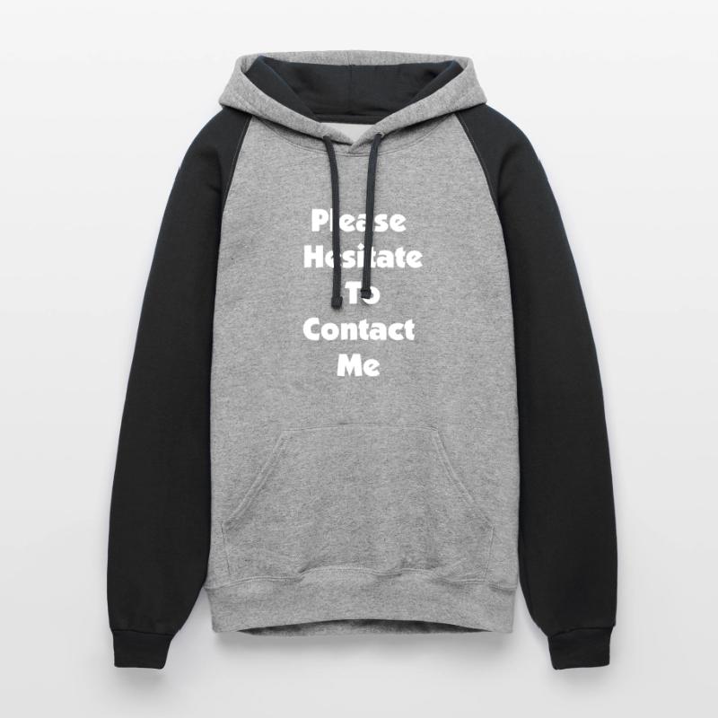 "please hesitate to contact me" in plain white let