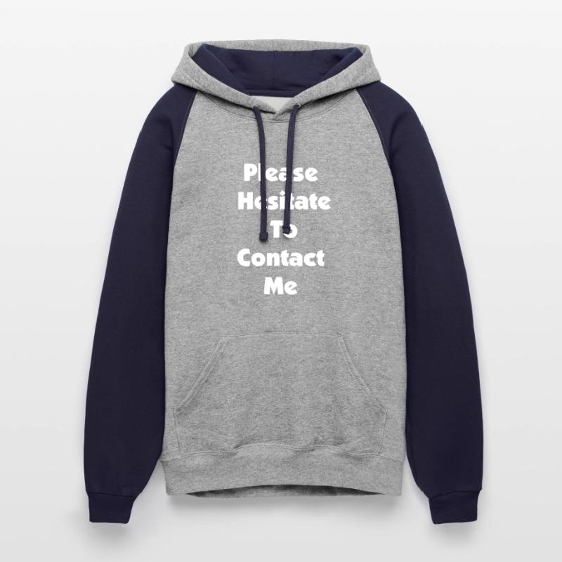 "please hesitate to contact me" in plain white let