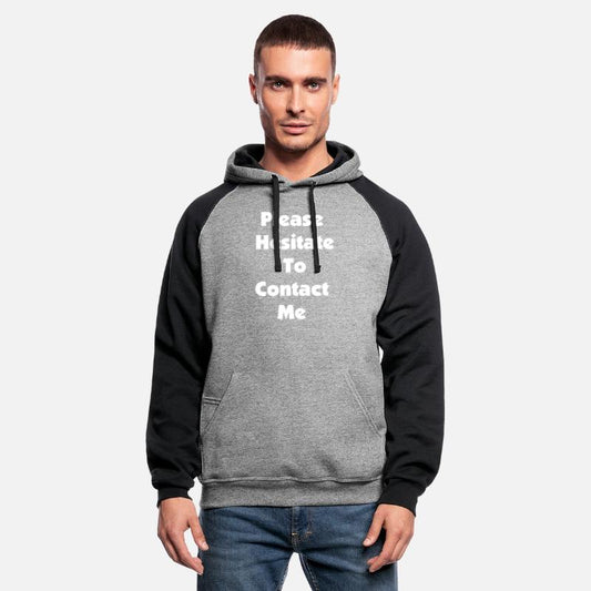 "please hesitate to contact me" in plain white let