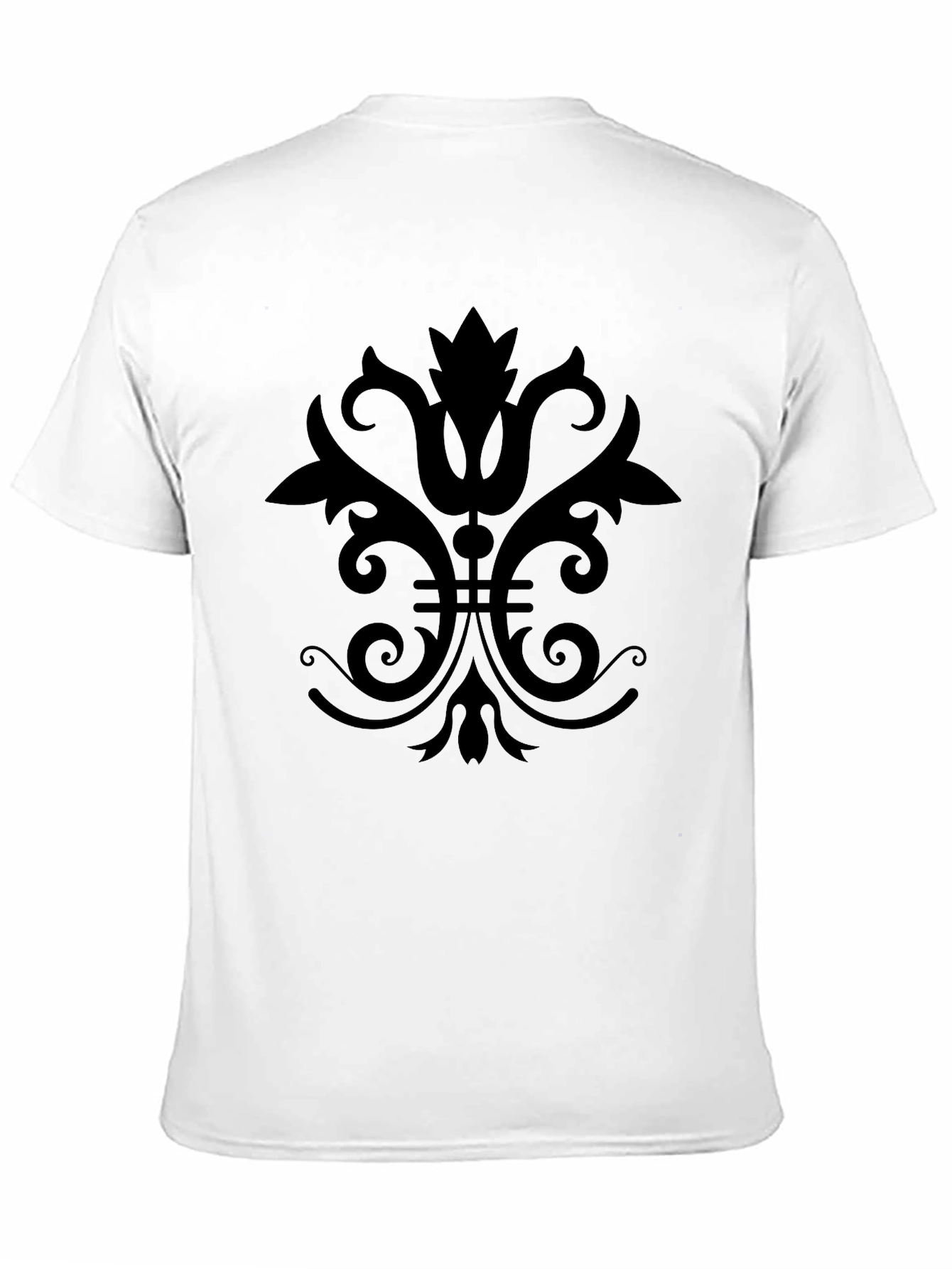 Elegant Black Graphic Tee for Men