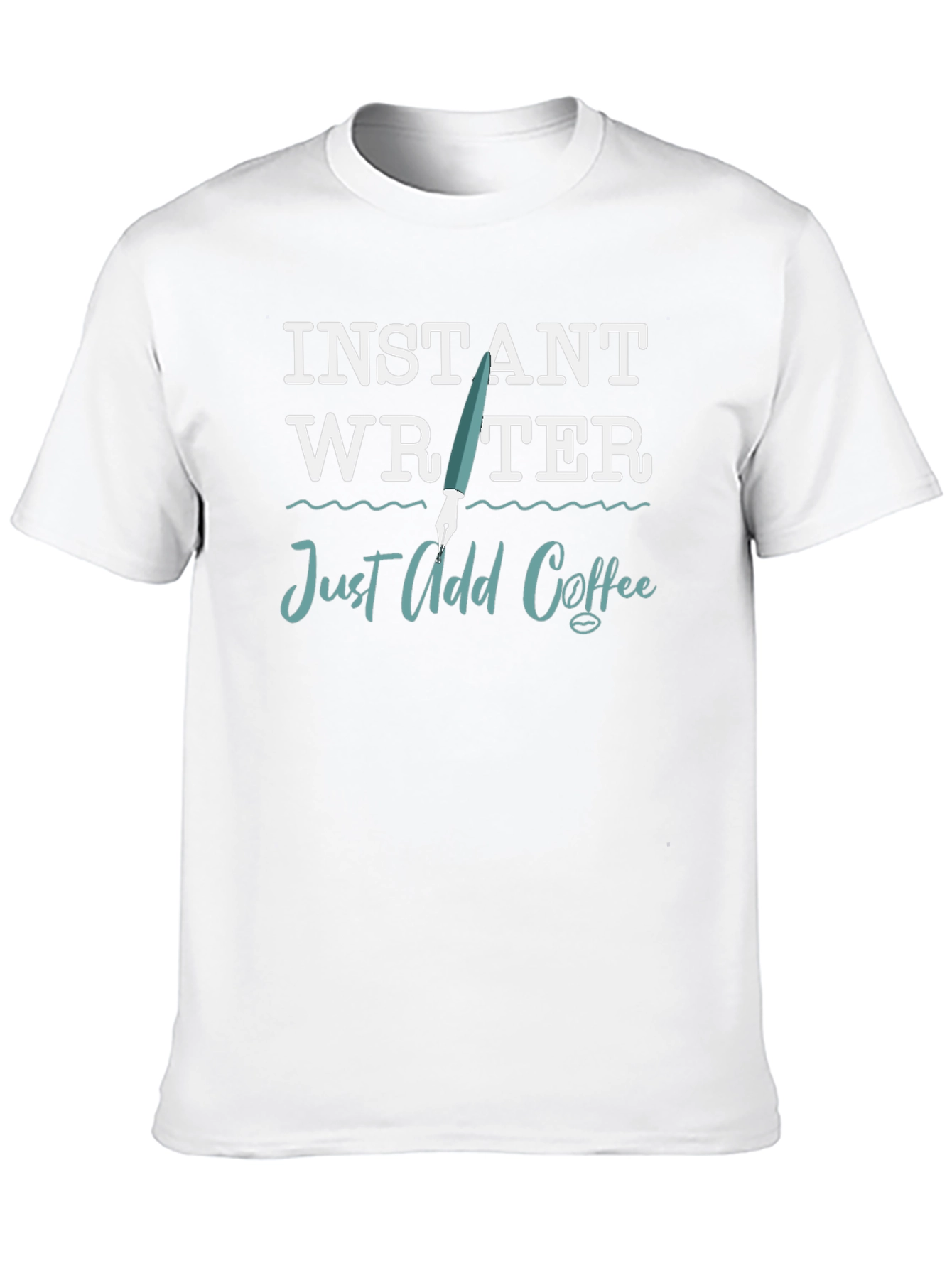 Instant Writer Just Add Coffee Graphic Tee