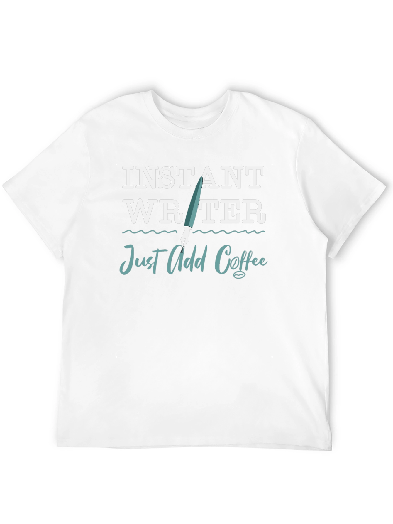 Instant Writer Just Add Coffee Graphic Tee