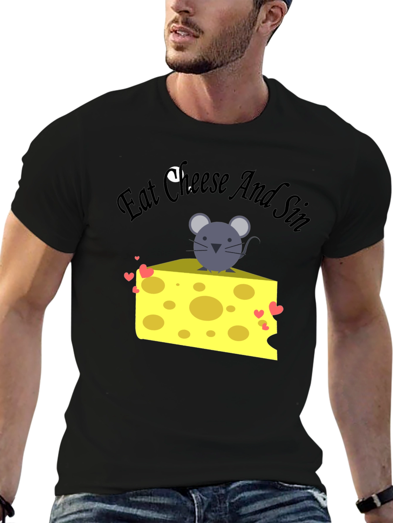 Eat Cheese and Sin Graphic Tee