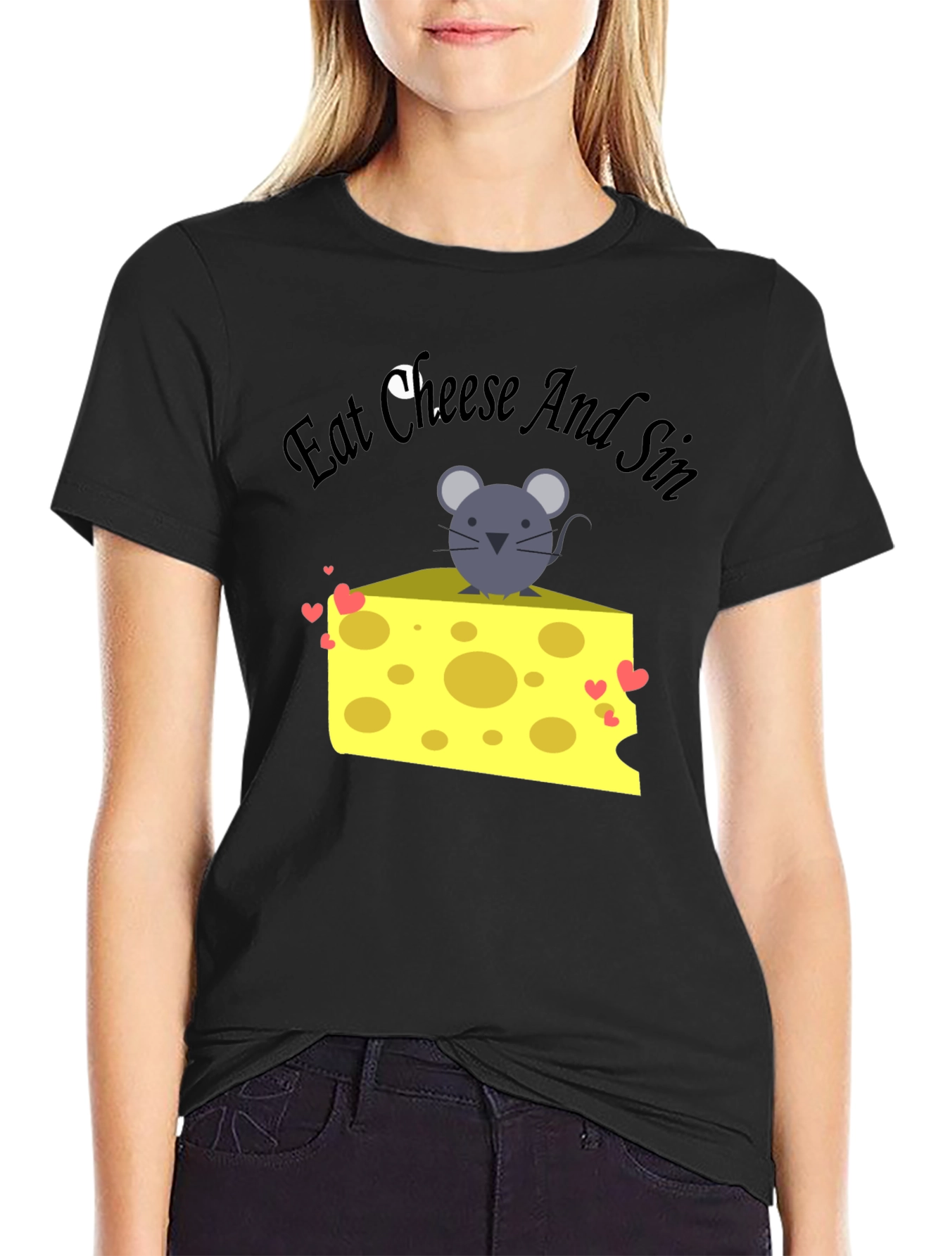 Eat Cheese and Sin Graphic Tee