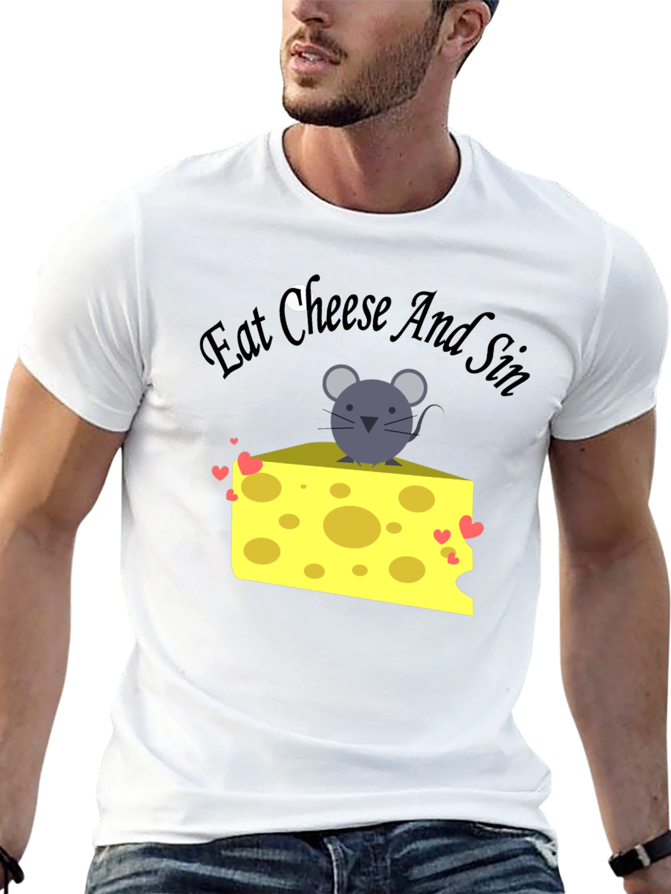 Eat Cheese and Sin Graphic Tee