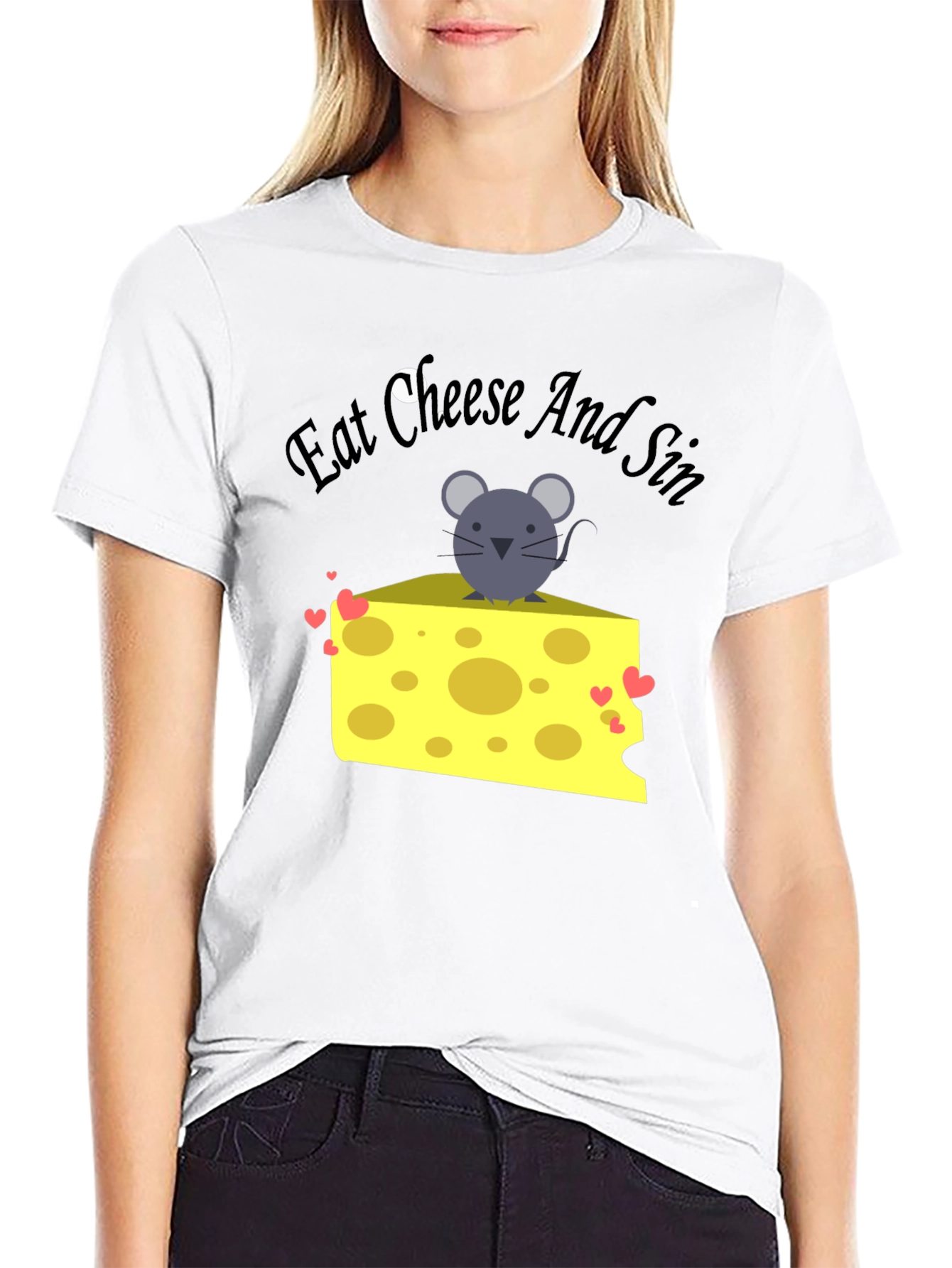 Eat Cheese and Sin Graphic Tee