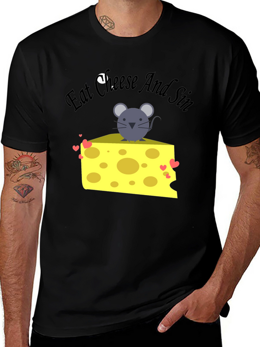 Eat Cheese and Sin Graphic Tee