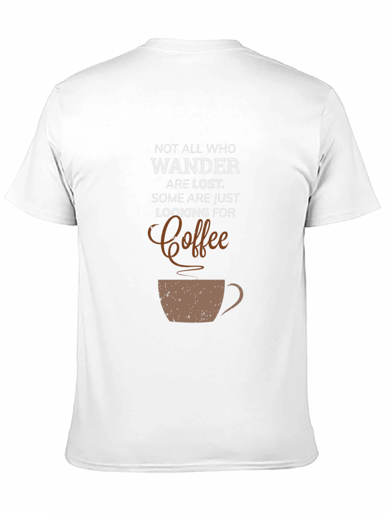 Wander Coffee Graphic Tee - Black