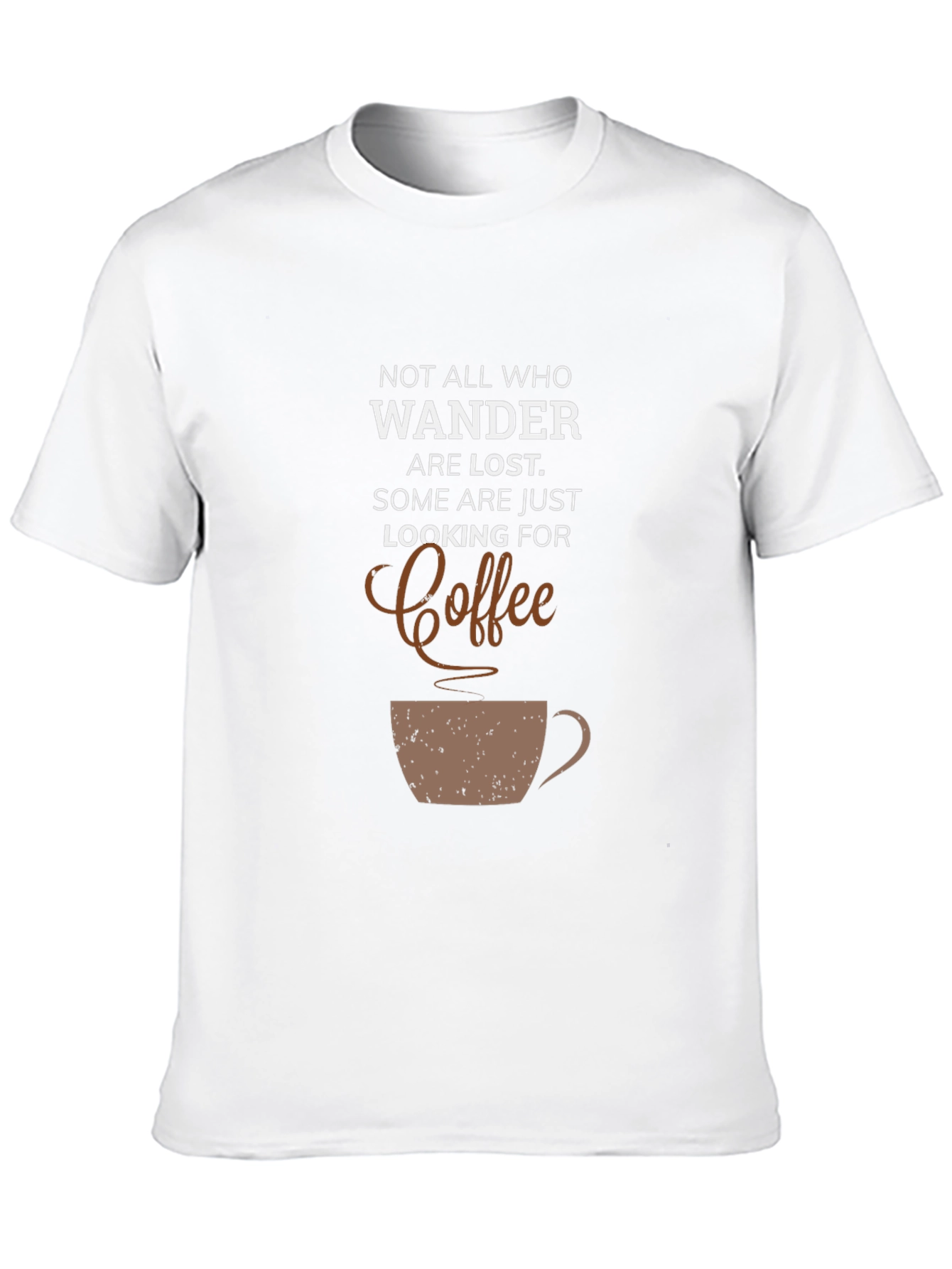 Wander Coffee Graphic Tee - Black