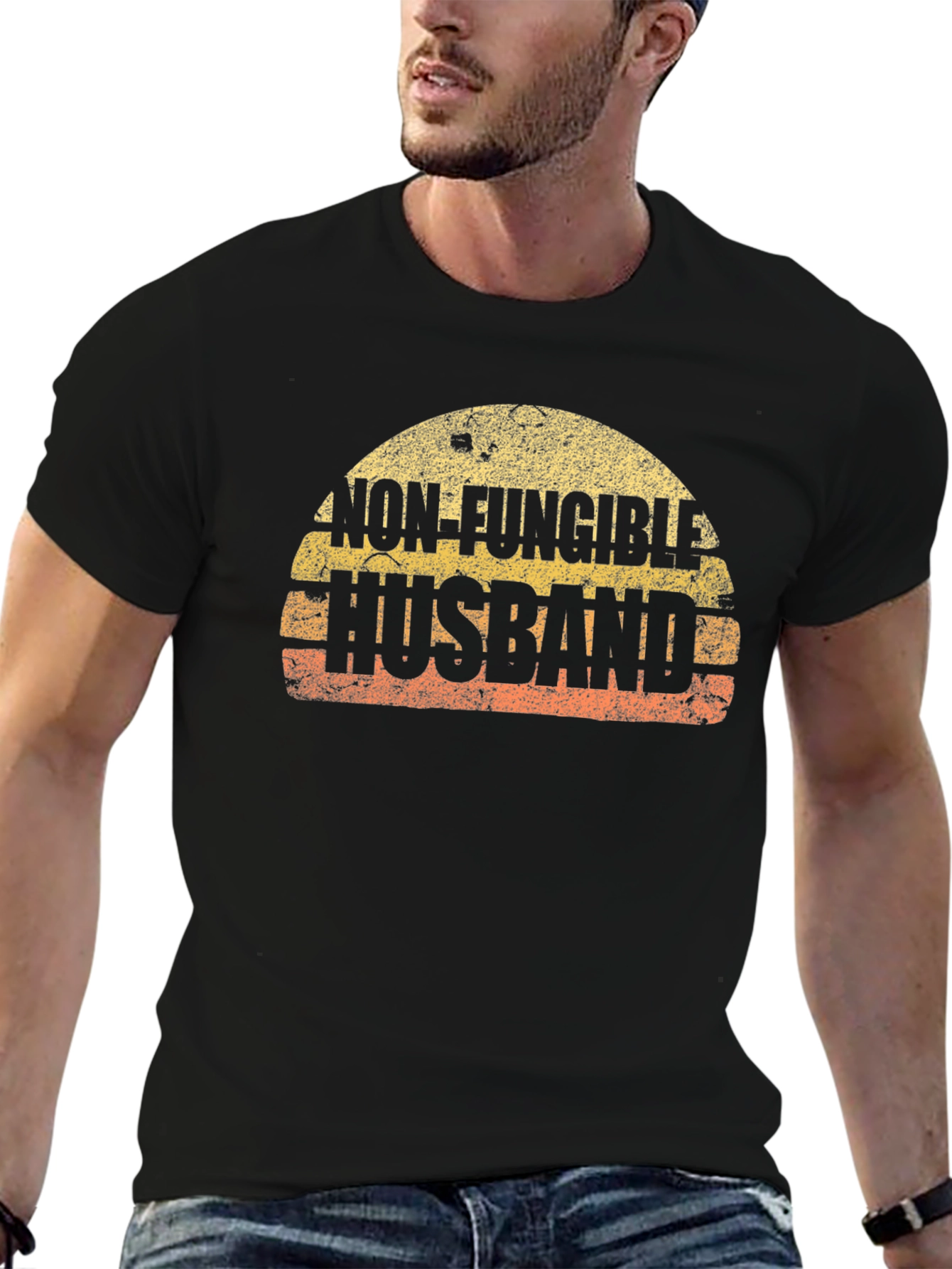 Non-Fungible Husband Graphic Tee - Black