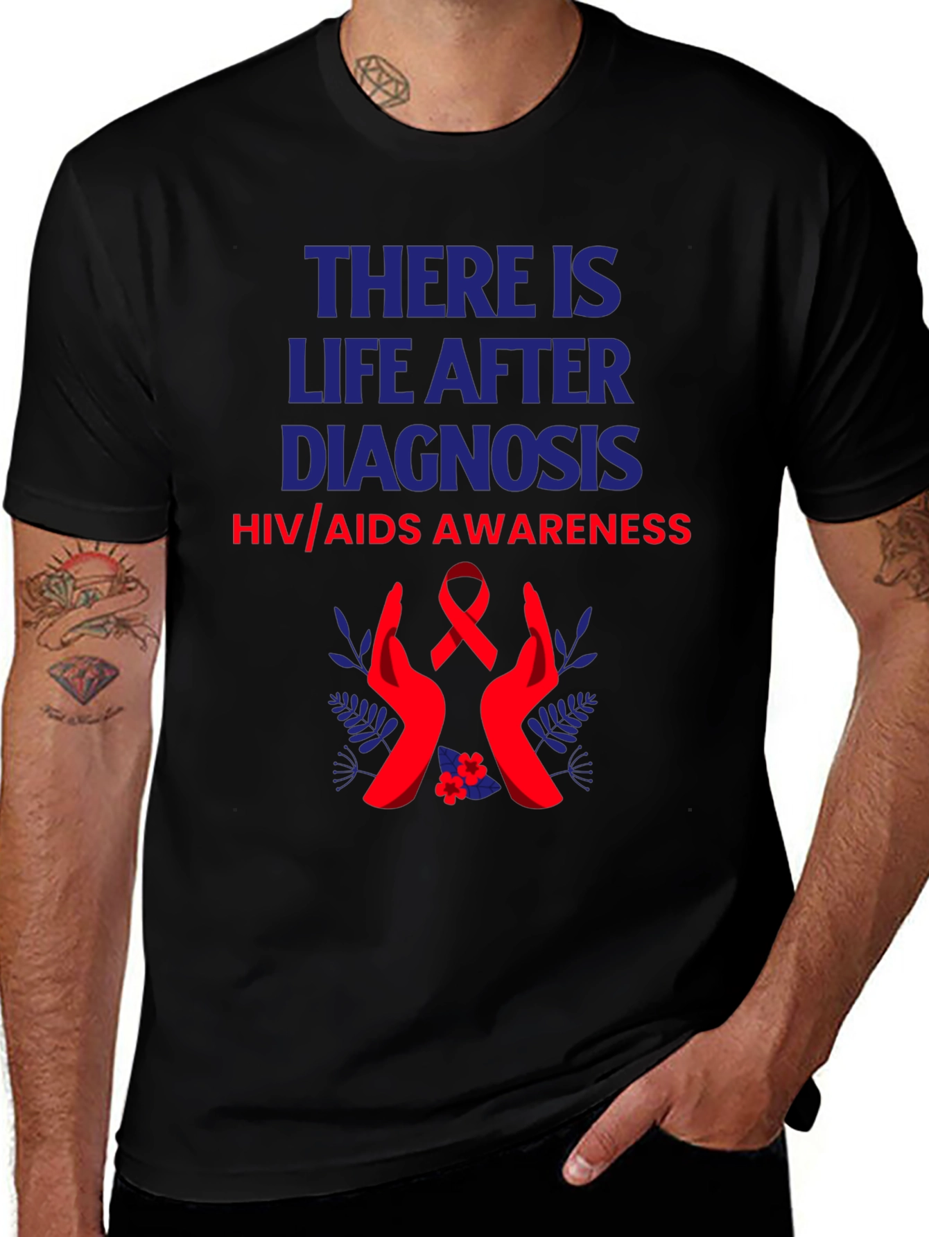HIV/AIDS Awareness T-Shirt: Life After Diagnosis