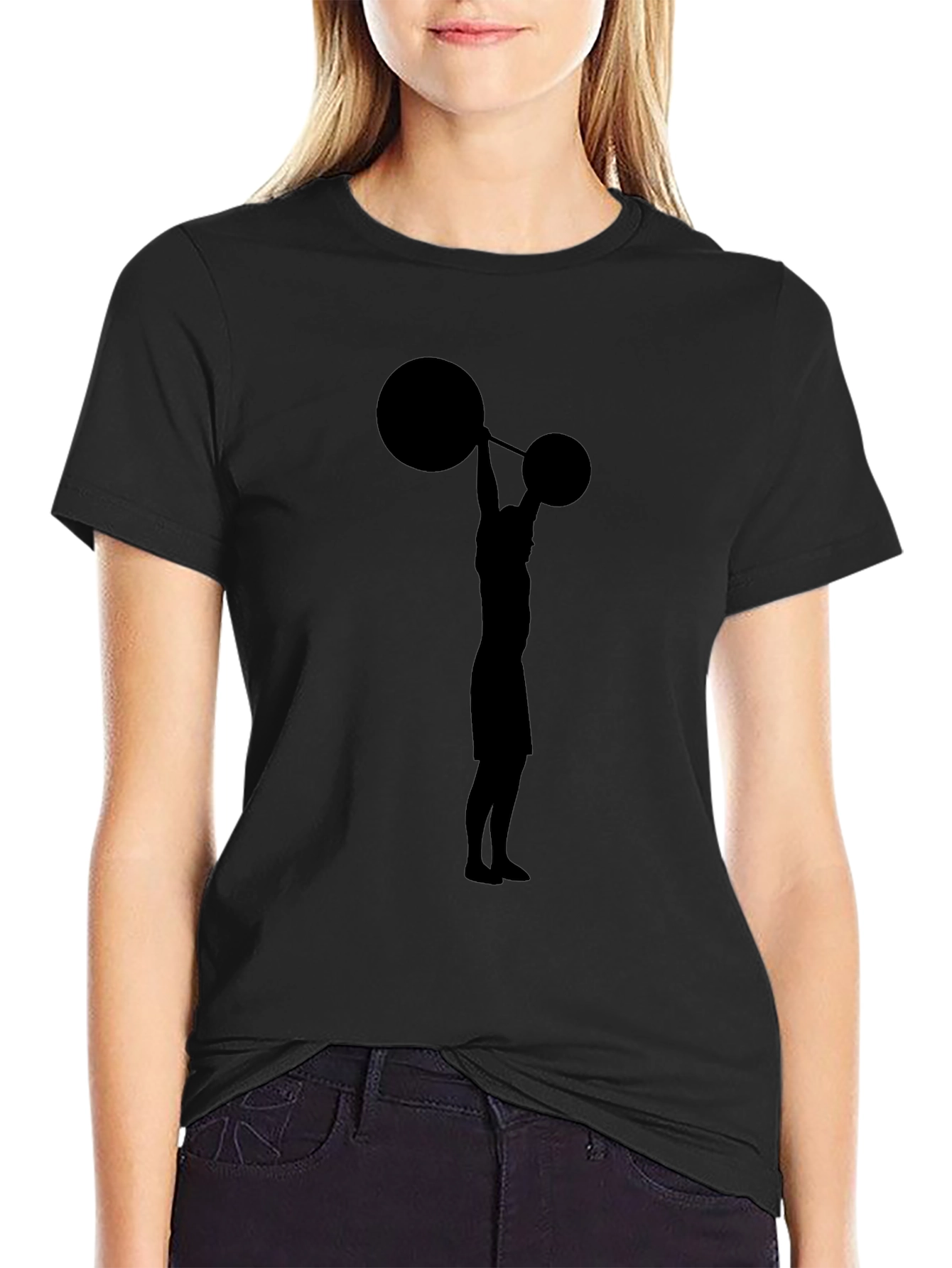 Weightlifter Silhouette Graphic Tee
