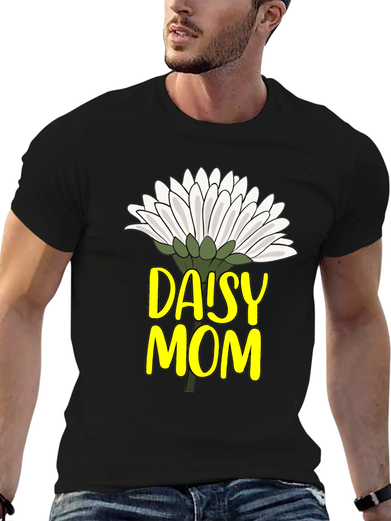 Daisy Mom Graphic Tee - Mothers Day Gift