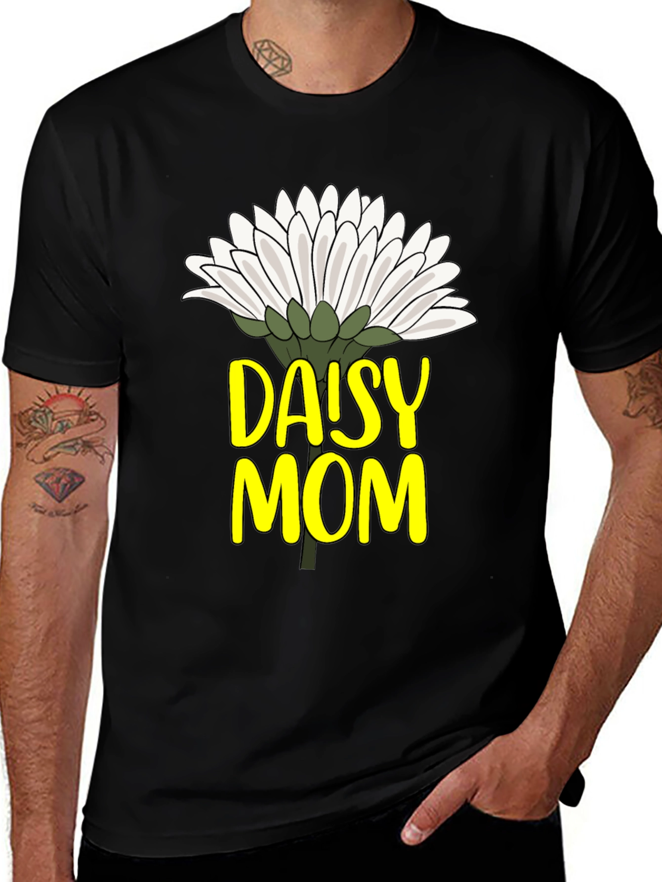 Daisy Mom Graphic Tee - Mothers Day Gift