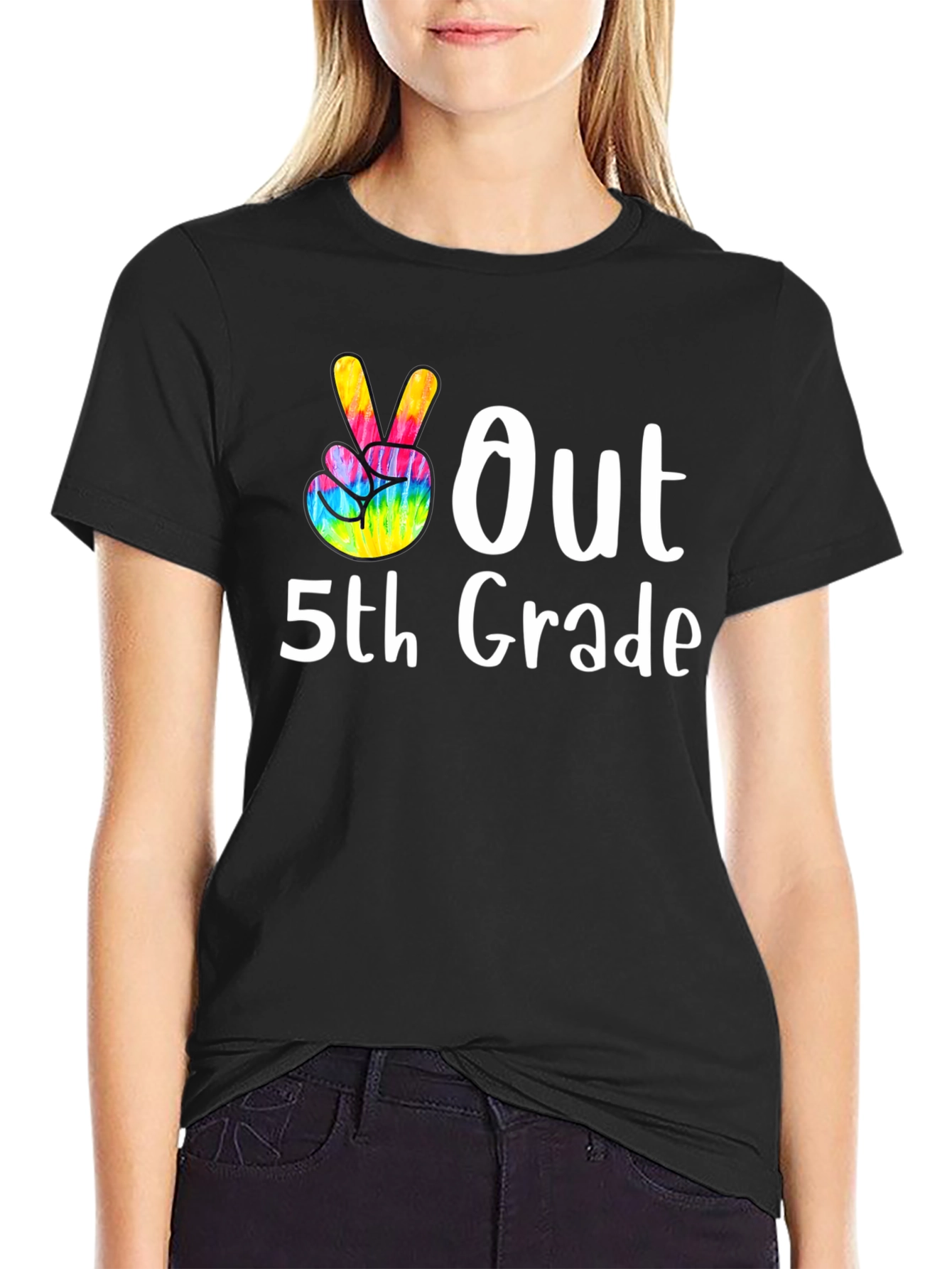 Peace Out 5th Grade T-Shirt