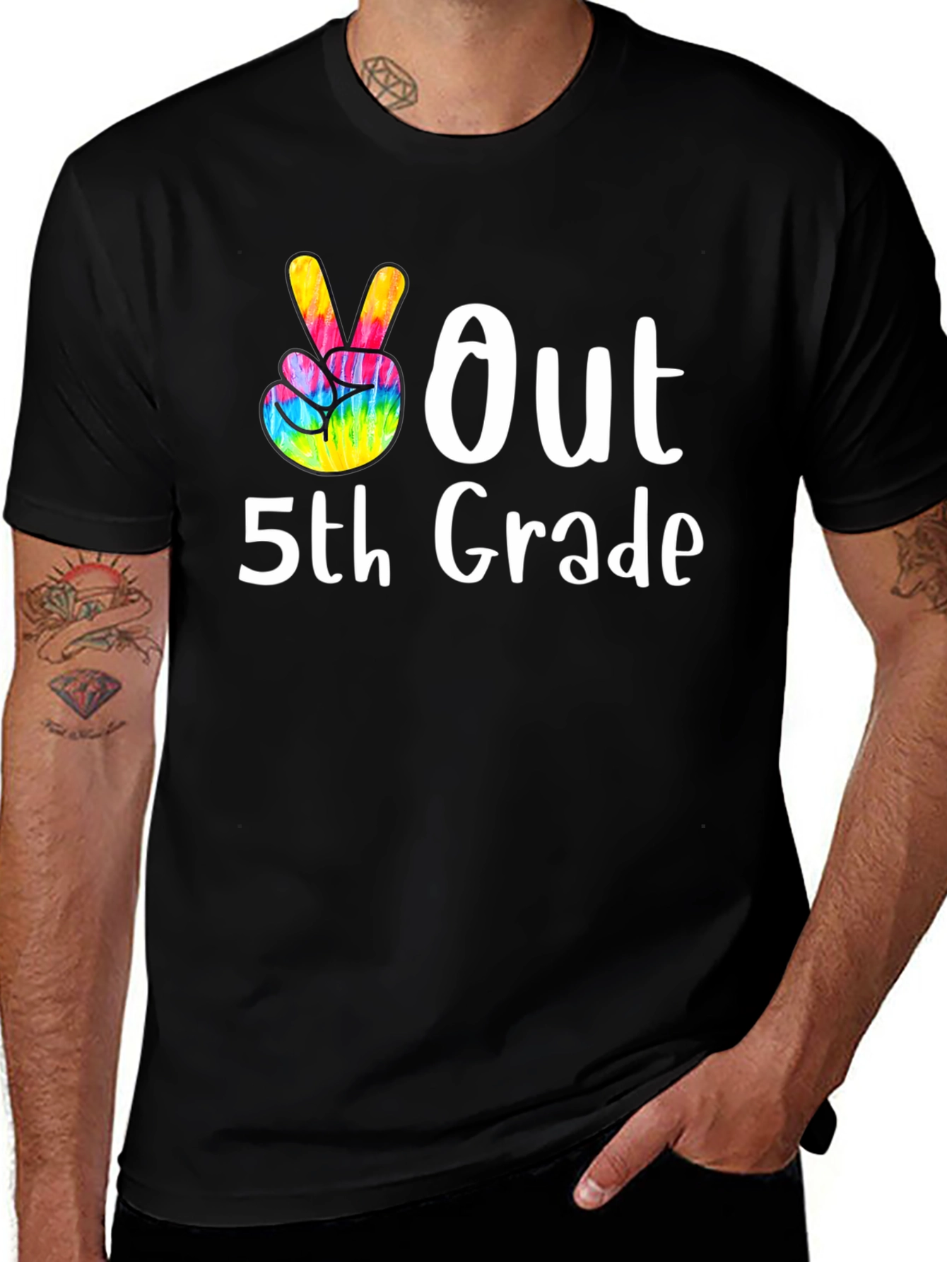 Peace Out 5th Grade T-Shirt