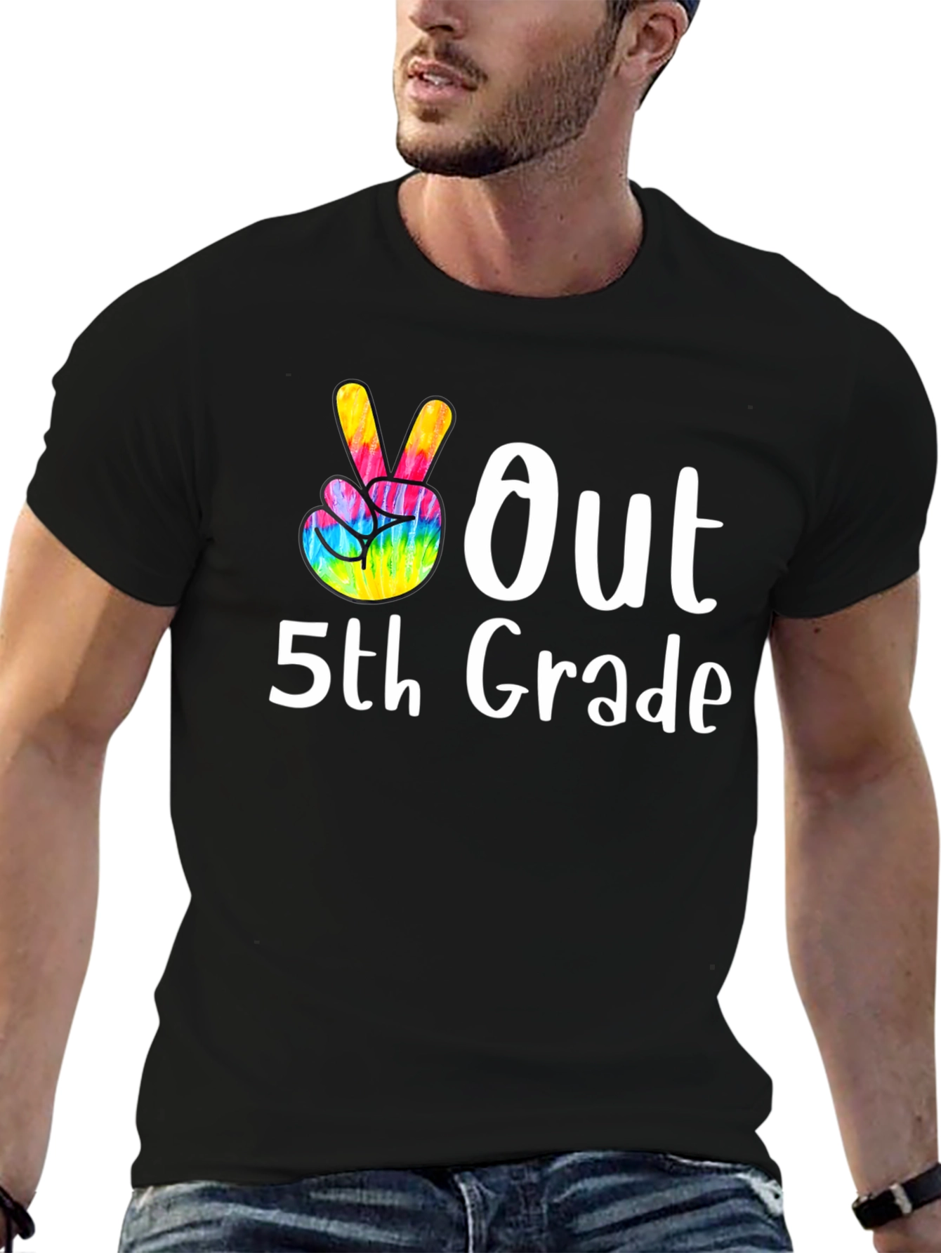 Peace Out 5th Grade T-Shirt