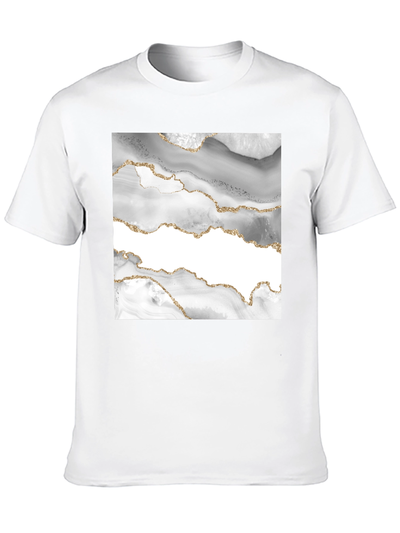 Agate Geode Graphic T-Shirt - Stylish Everyday Wear