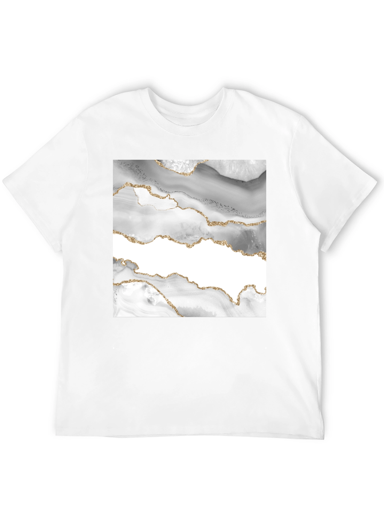 Agate Geode Graphic T-Shirt - Stylish Everyday Wear