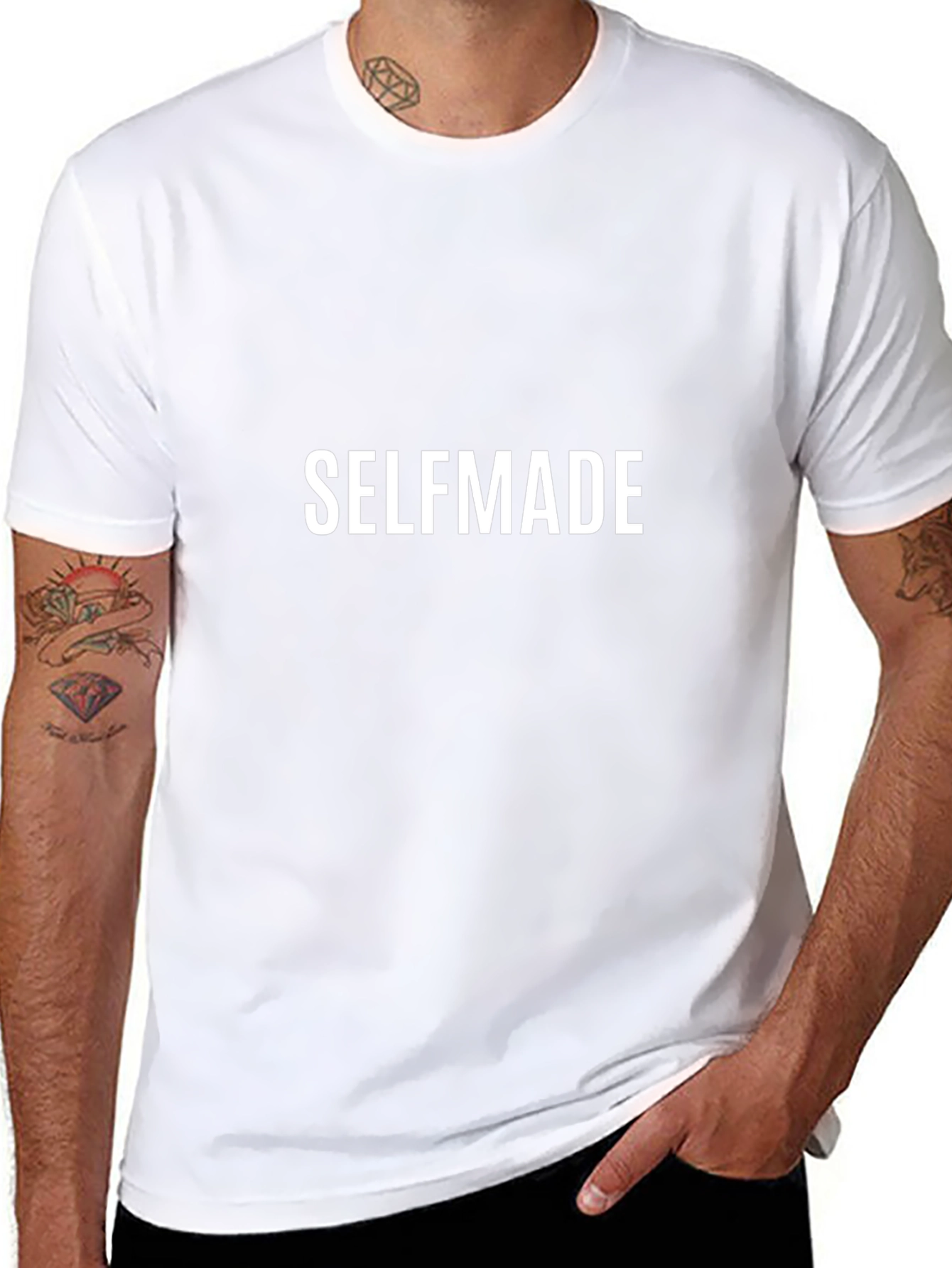 Selfmade Black T-Shirt - Mens Fashion