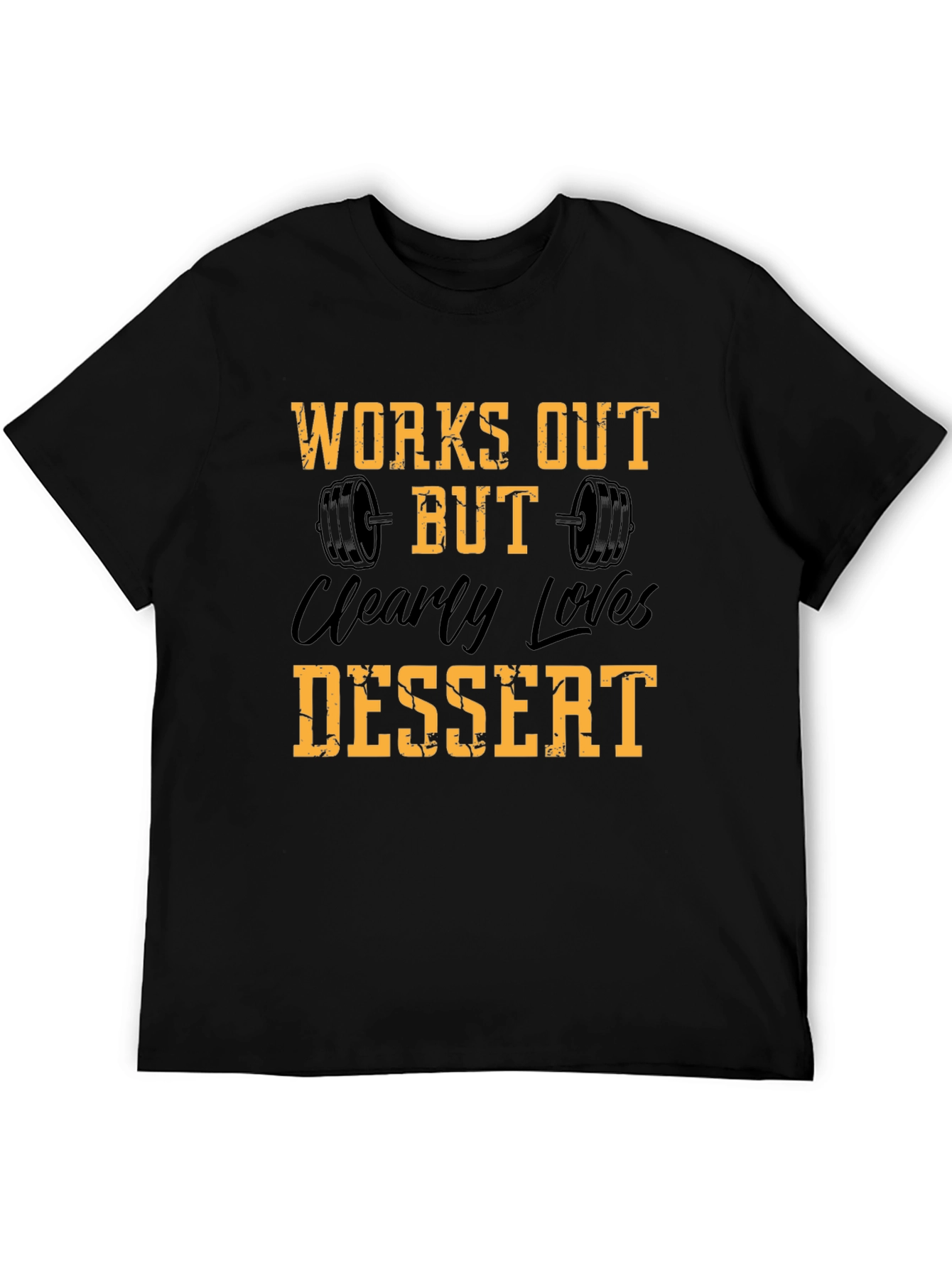 Works Out Loves Dessert Graphic Tee