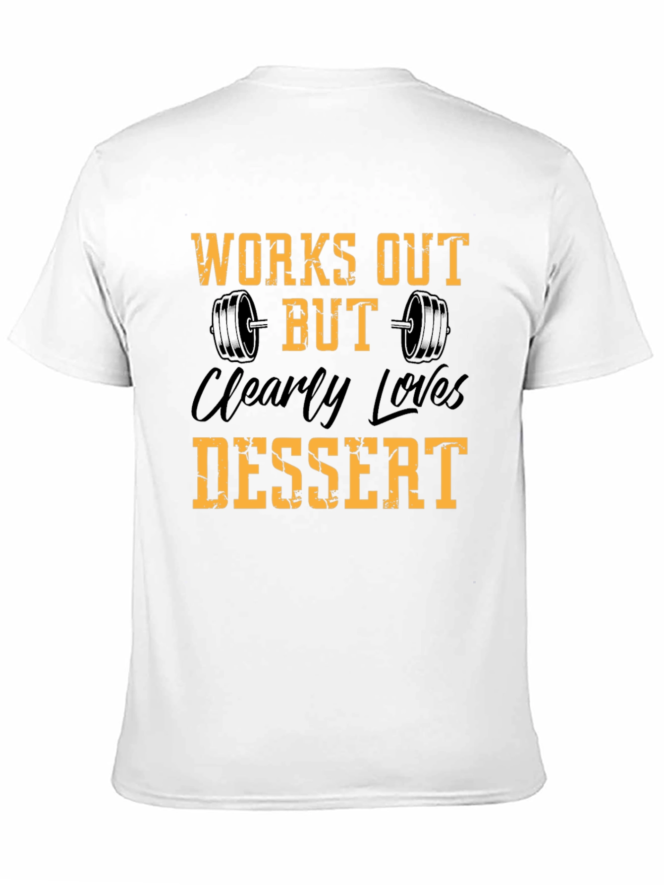 Works Out Loves Dessert Graphic Tee