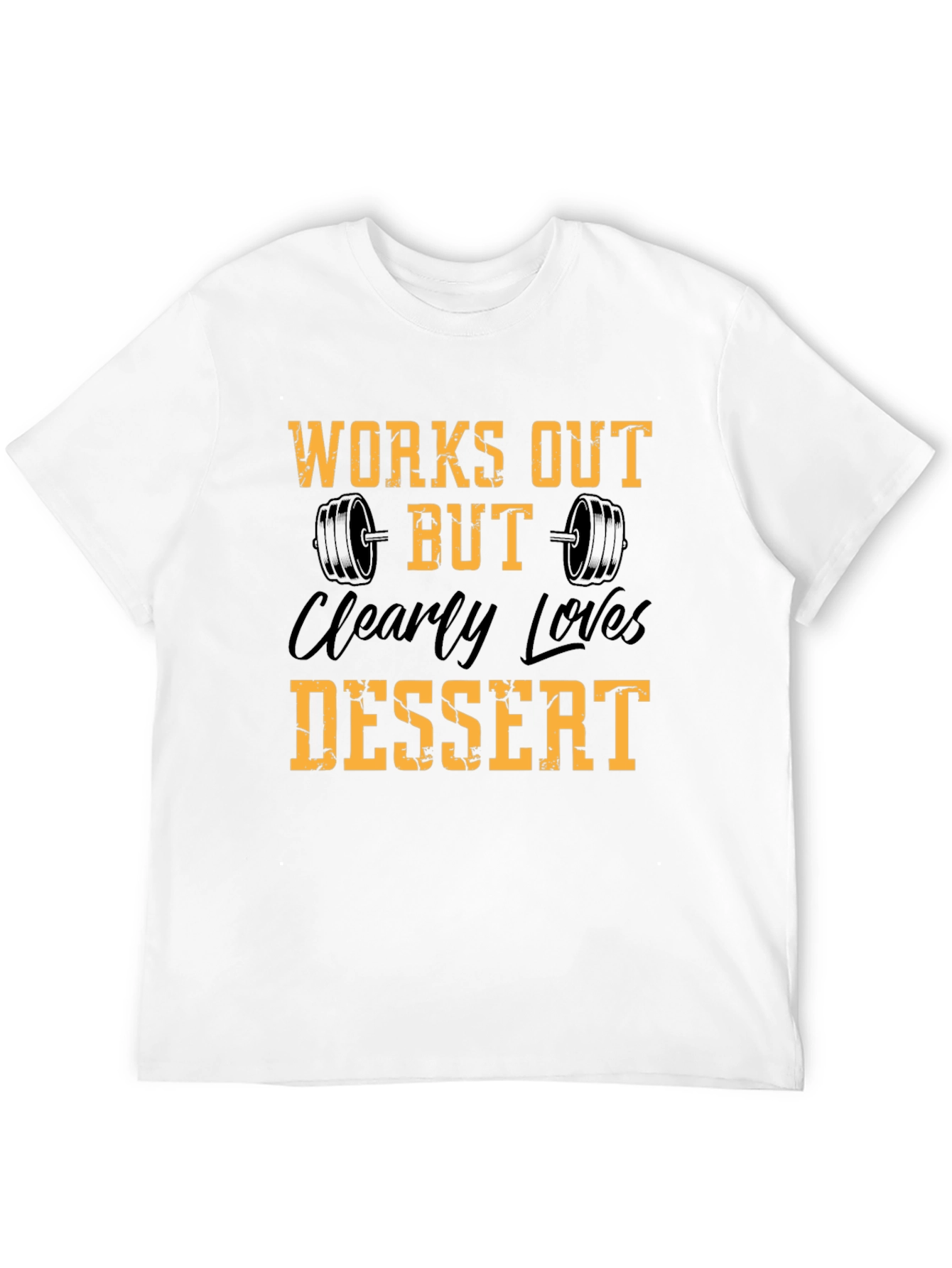 Works Out Loves Dessert Graphic Tee