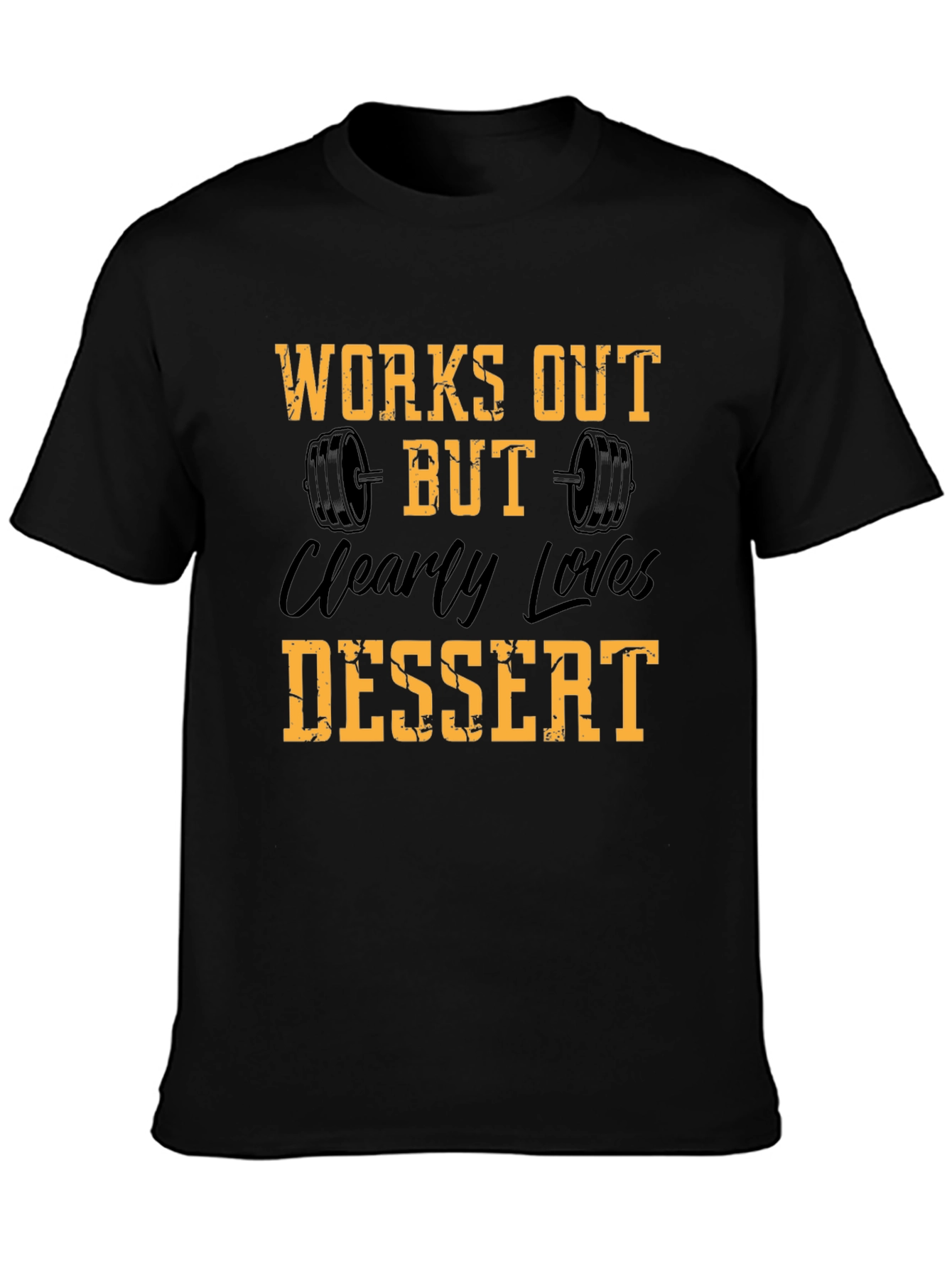 Works Out Loves Dessert Graphic Tee