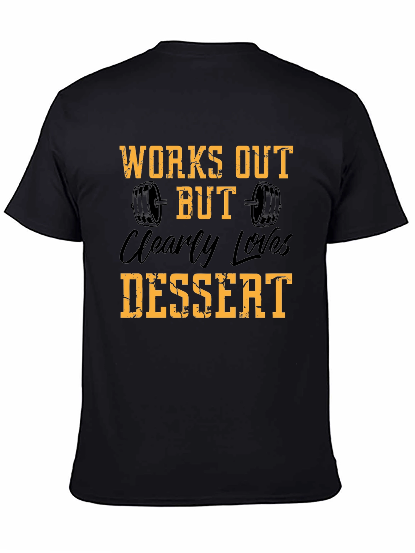 Works Out Loves Dessert Graphic Tee