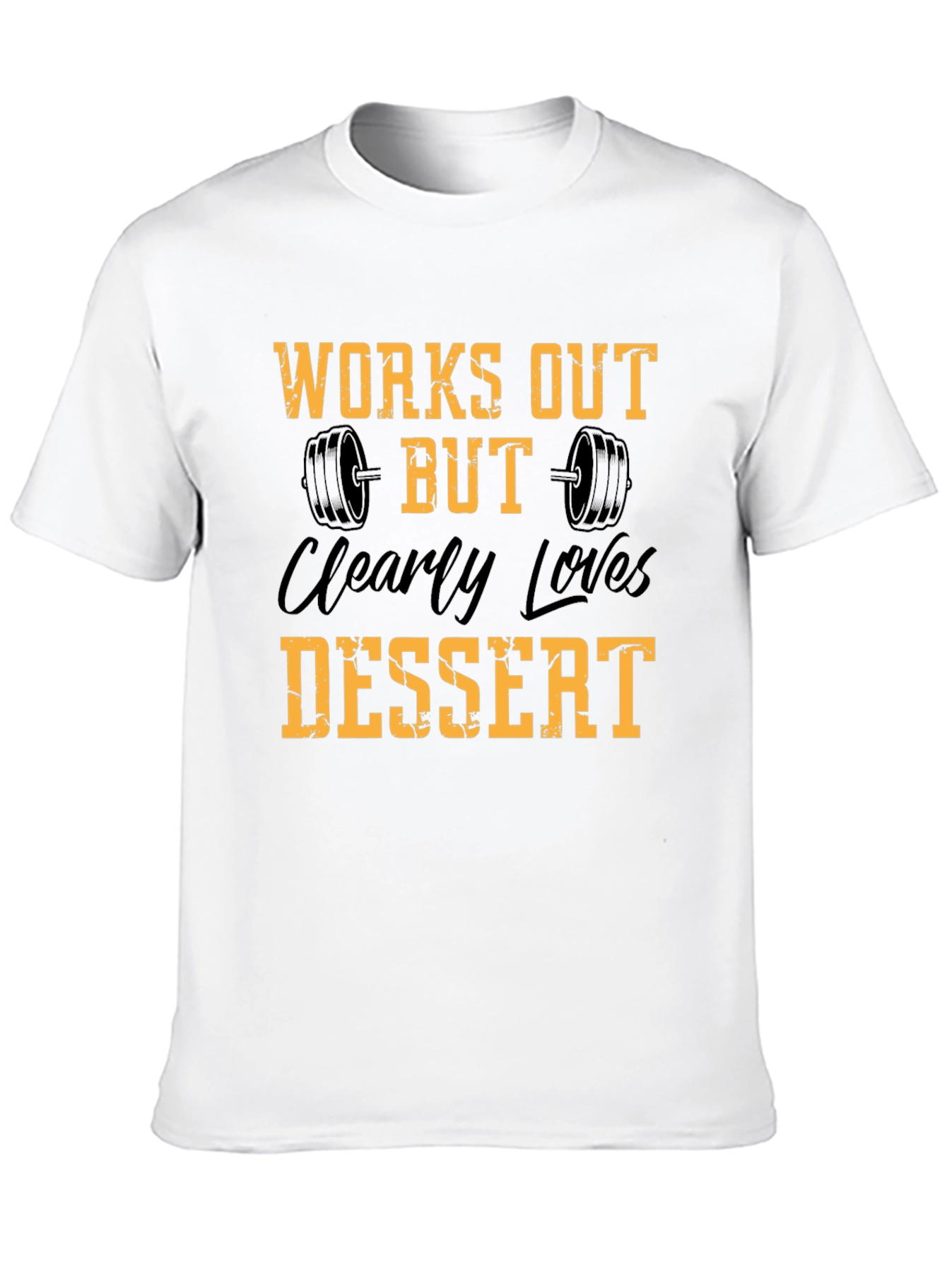 Works Out Loves Dessert Graphic Tee