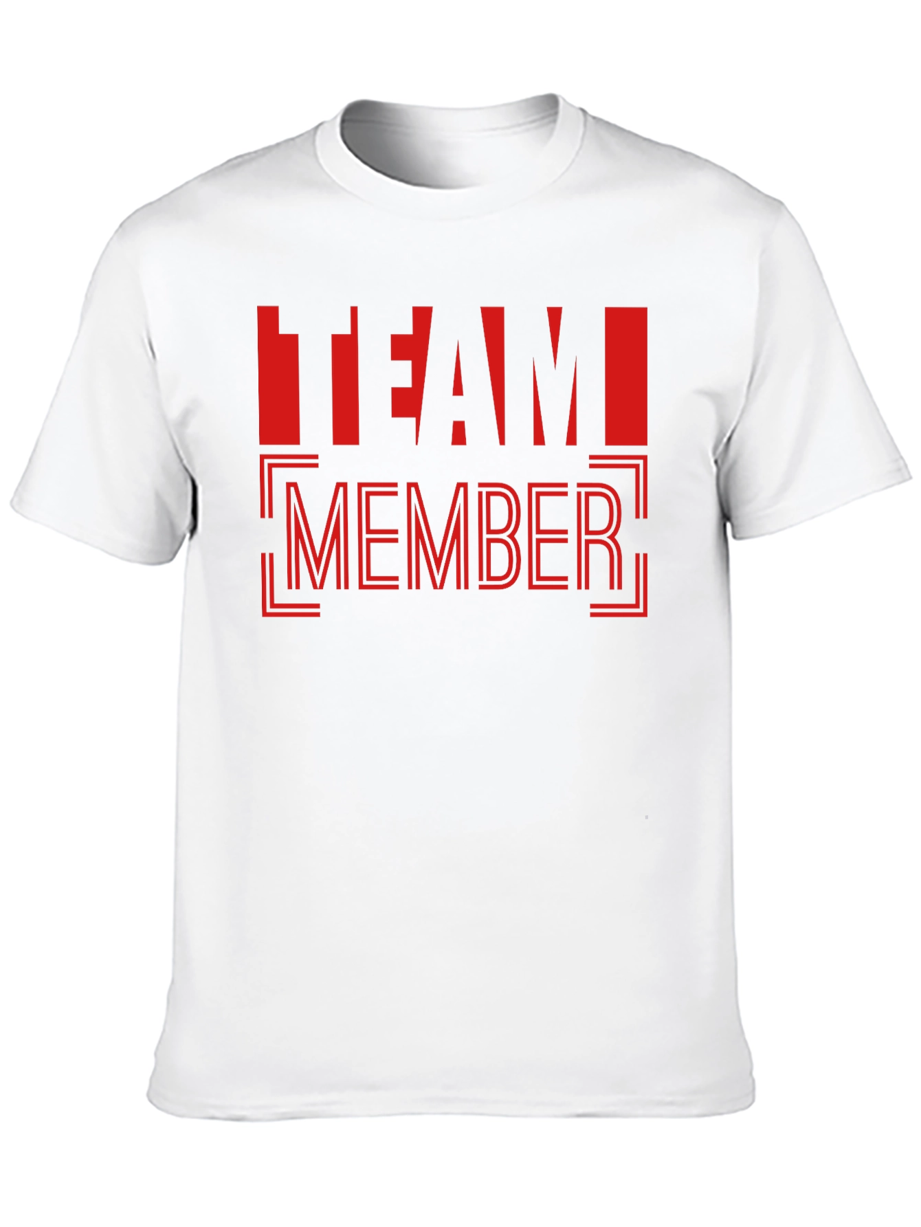 Team Member Graphic Tee - Black Cotton Casual Shirt