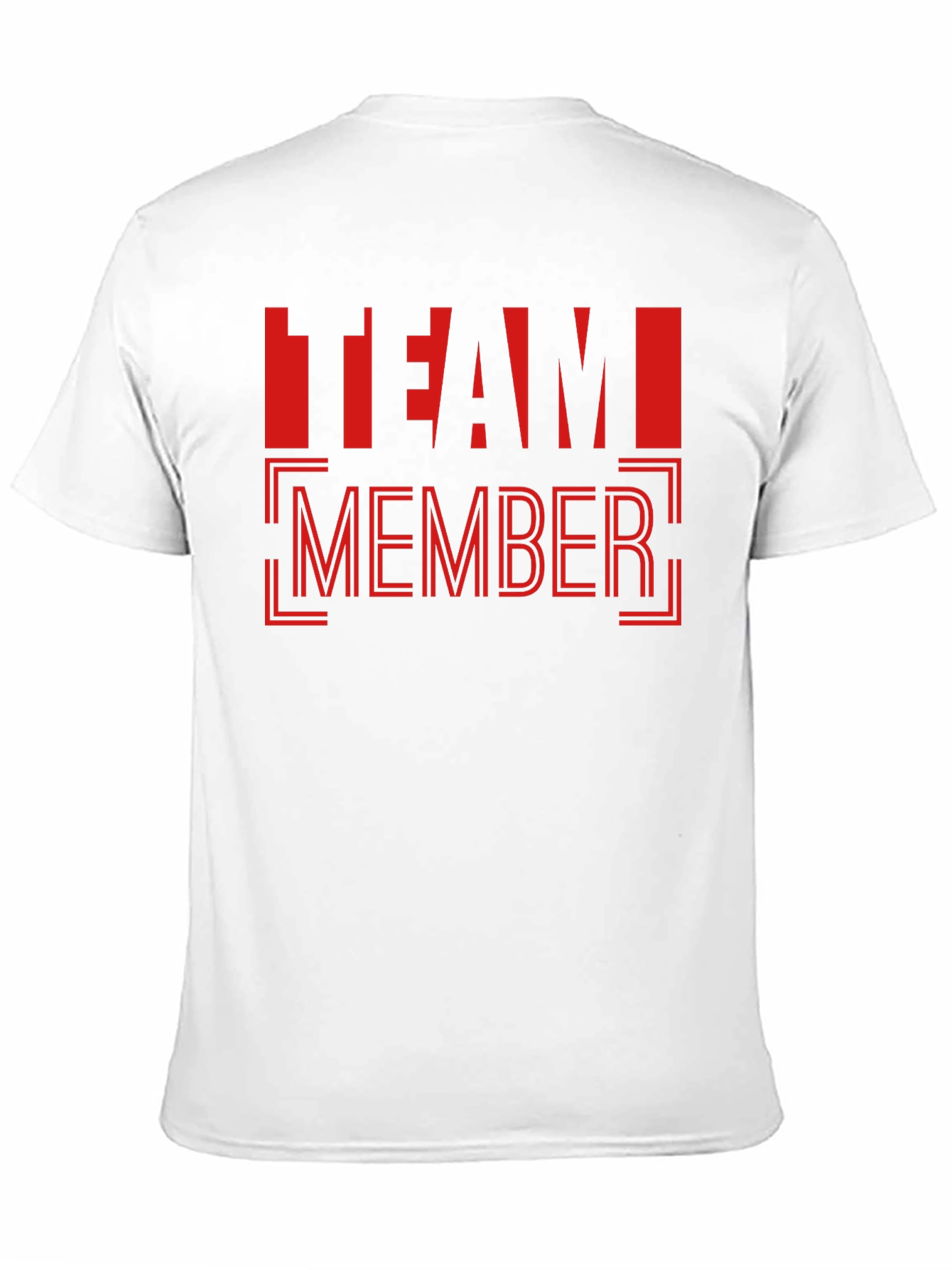 Team Member Graphic Tee - Black Cotton Casual Shirt