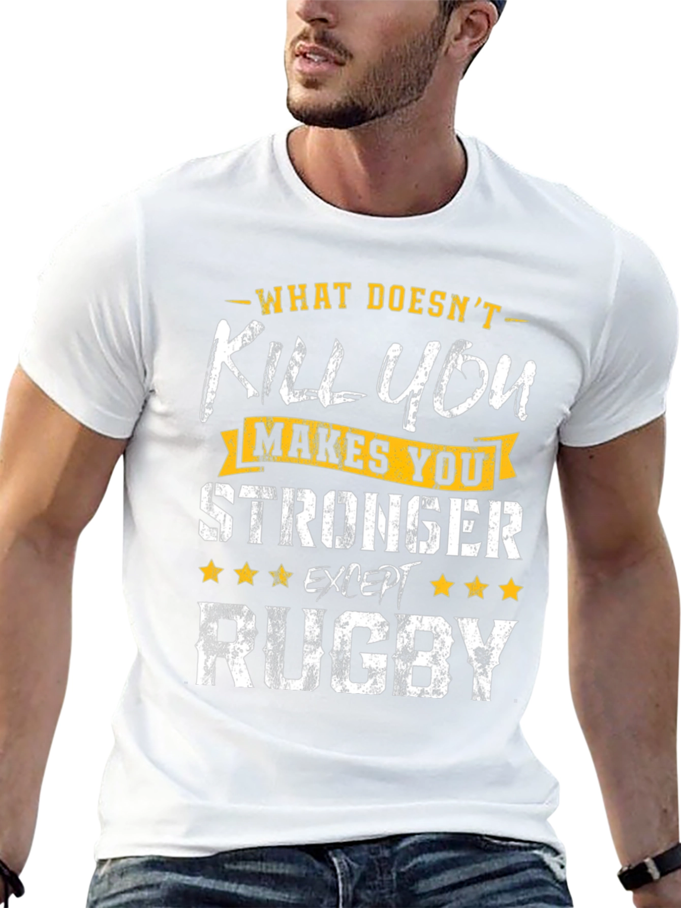 Rugby T-Shirt: What Doesnt Kill You