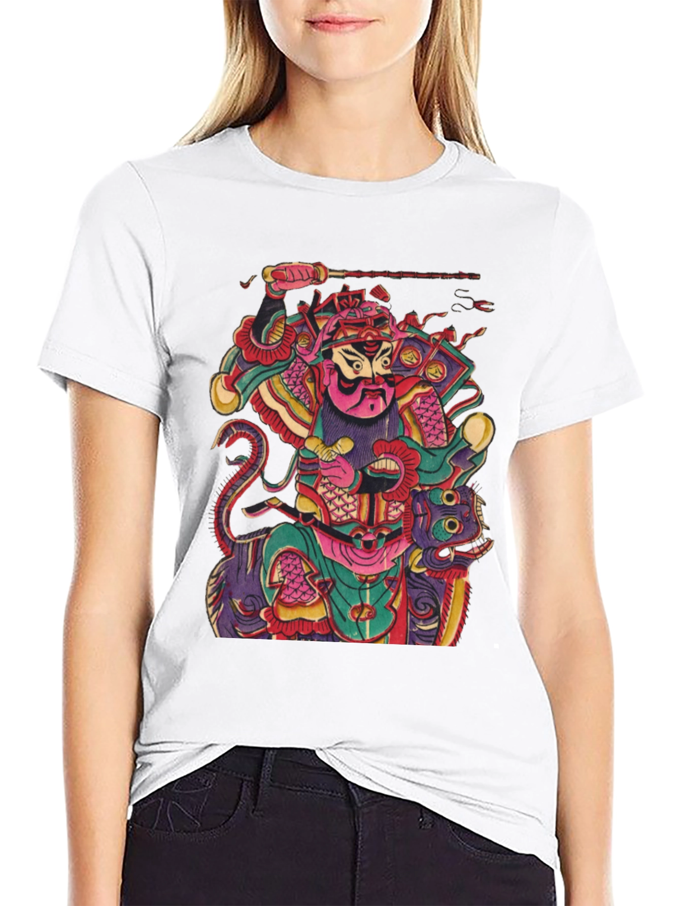 Kabuki Samurai Graphic T-Shirt