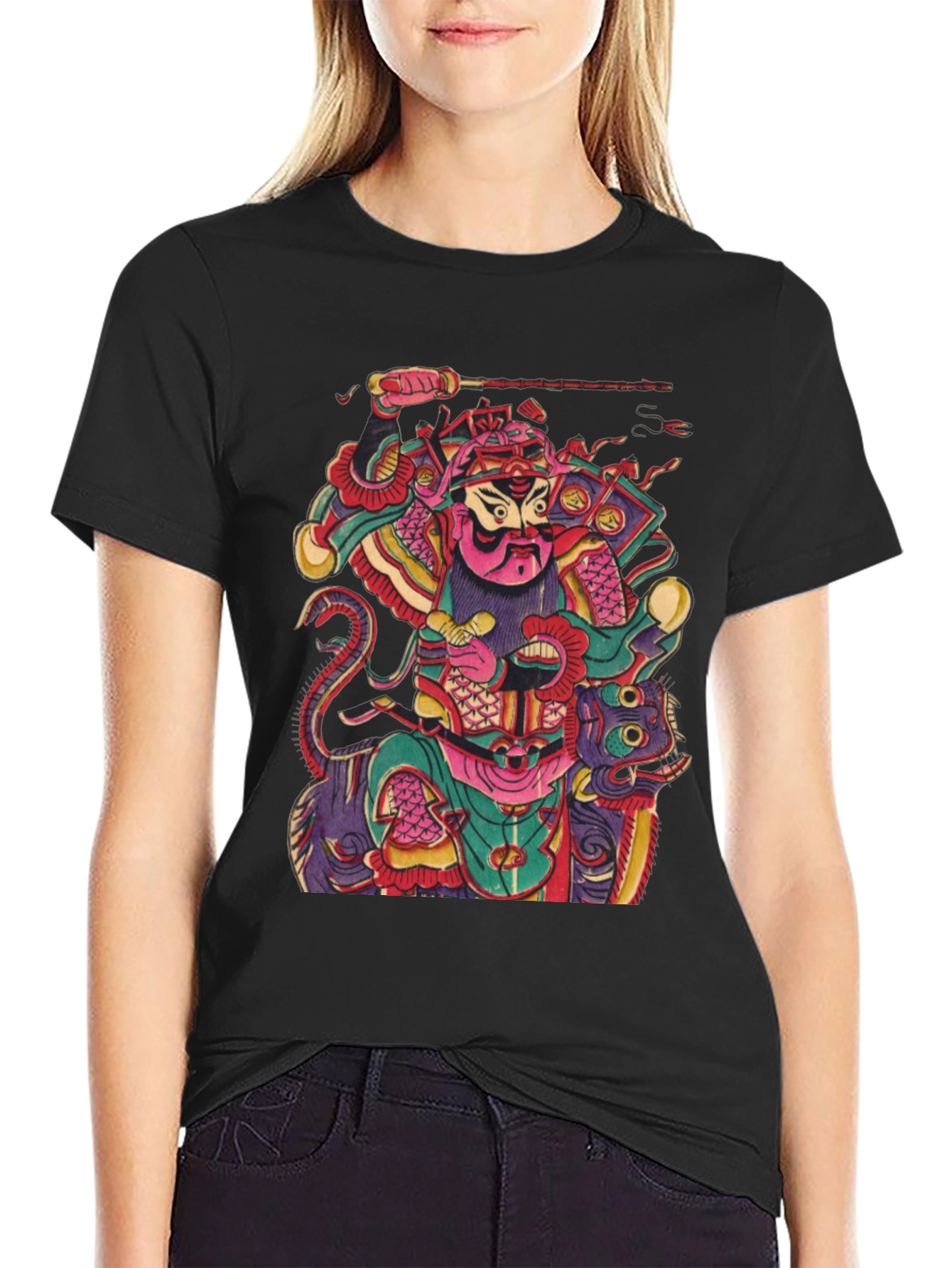 Kabuki Samurai Graphic T-Shirt