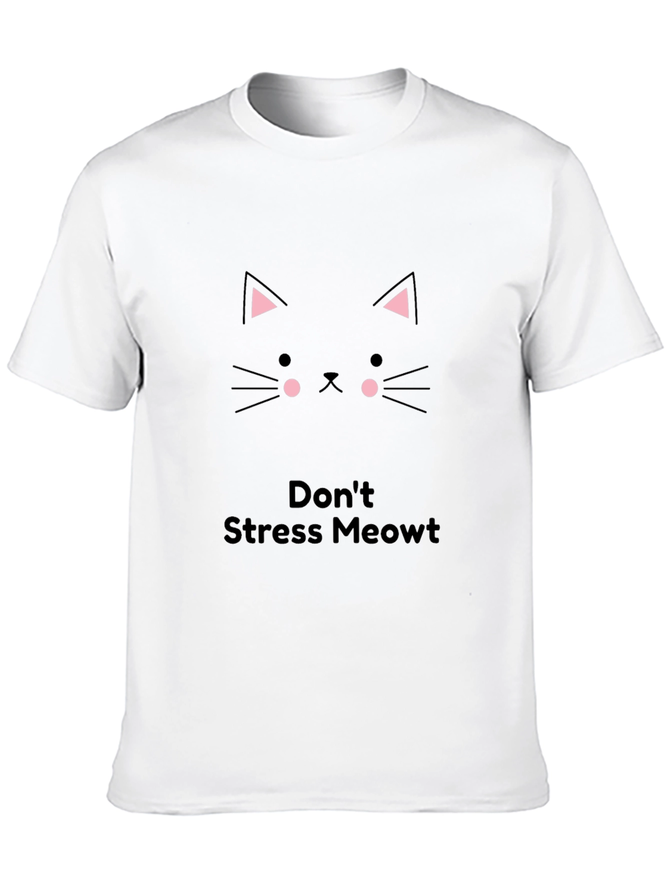 Dont Stress Meowt T-Shirt - Cat Lover Tee