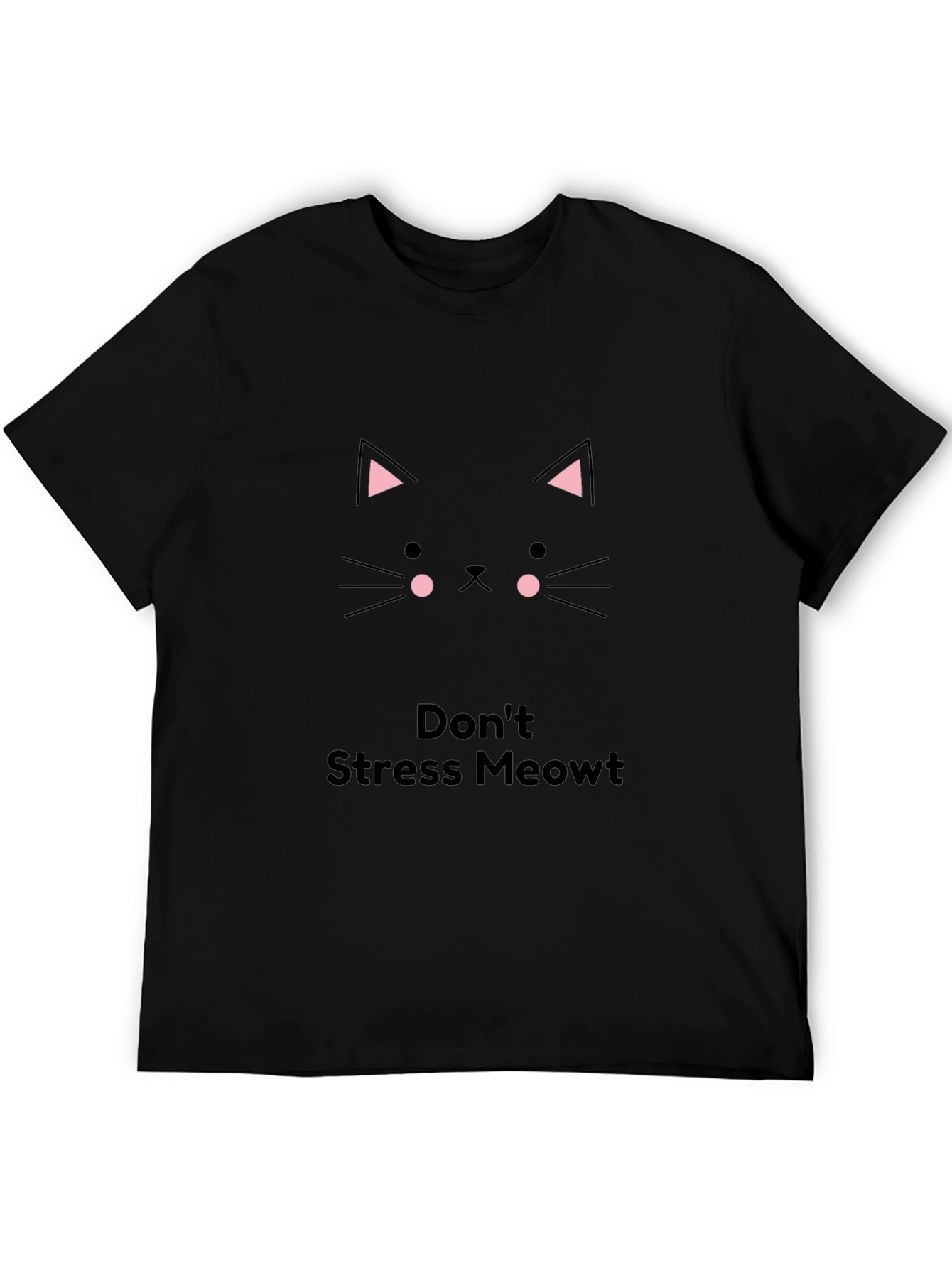 Dont Stress Meowt T-Shirt - Cat Lover Tee
