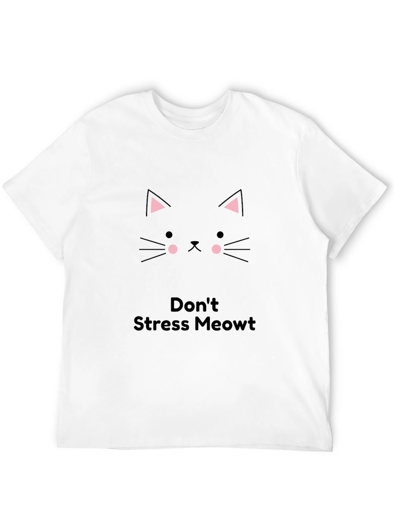 Dont Stress Meowt T-Shirt - Cat Lover Tee