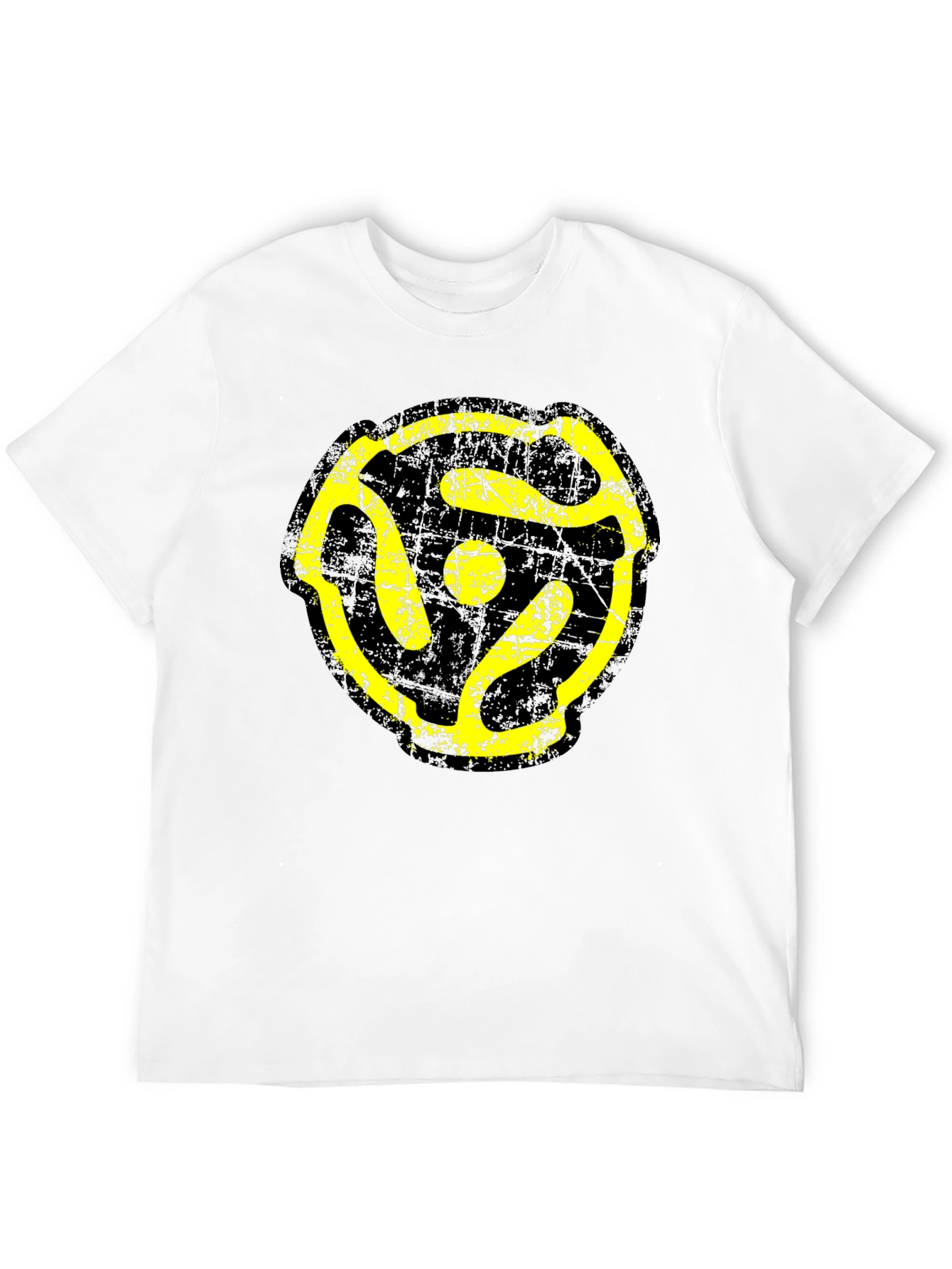 Retro 45 RPM Record Adapter T-Shirt