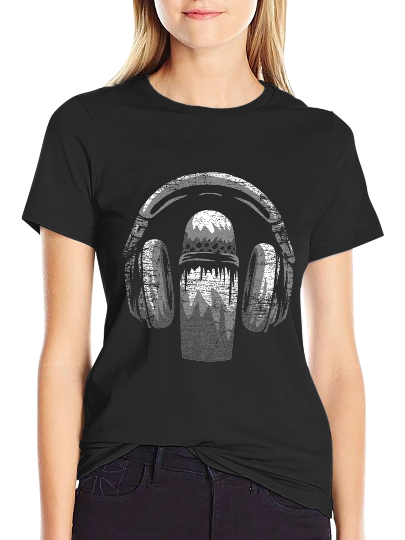 Headphones & Mic Graphic Tee