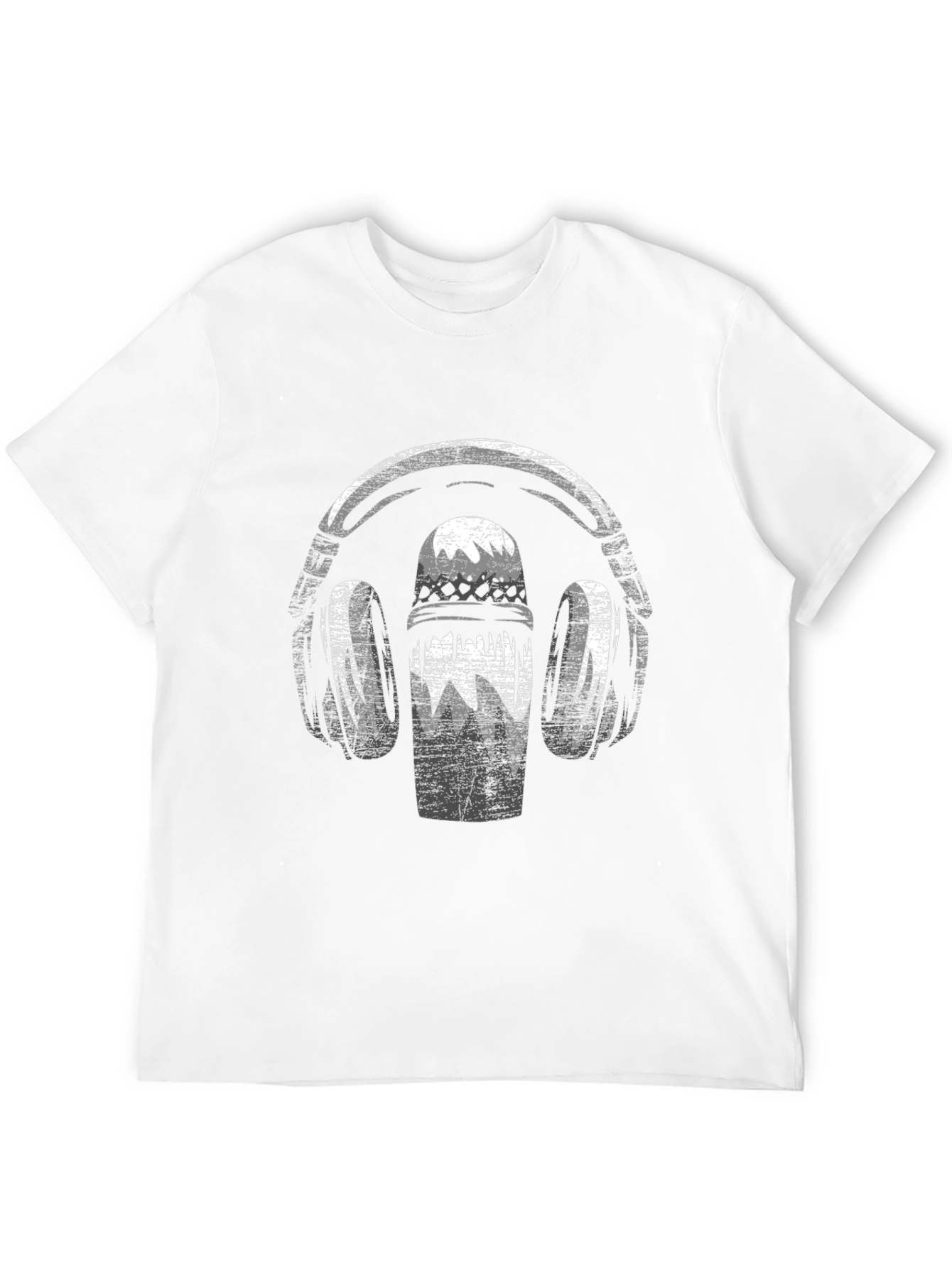 Headphones & Mic Graphic Tee