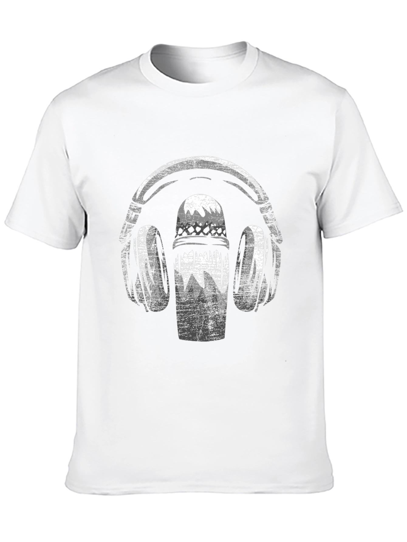 Headphones & Mic Graphic Tee