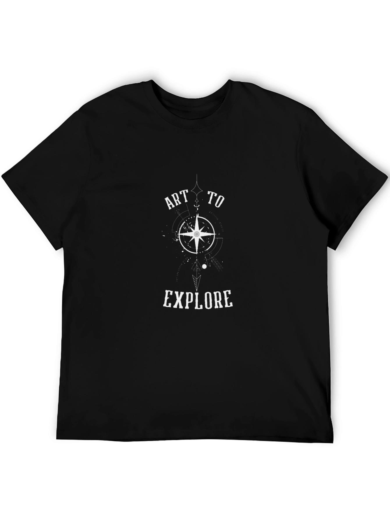 Art to Explore Graphic Tee - Black