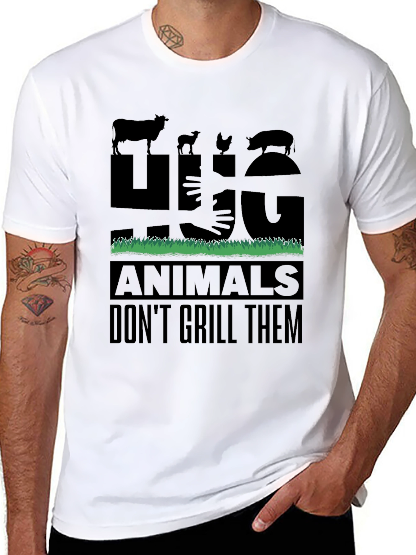 Vegan Life T-Shirt: Dont Grill Them