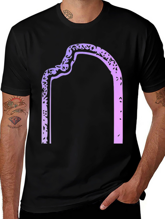 Unique Graphic T-Shirt - Abstract Arch Design